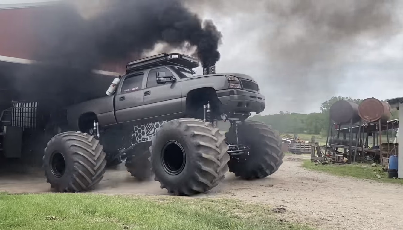 Whistlin' Diesel “Monster Max” Diesel Truck Rolls Coal Like Nobody's Business