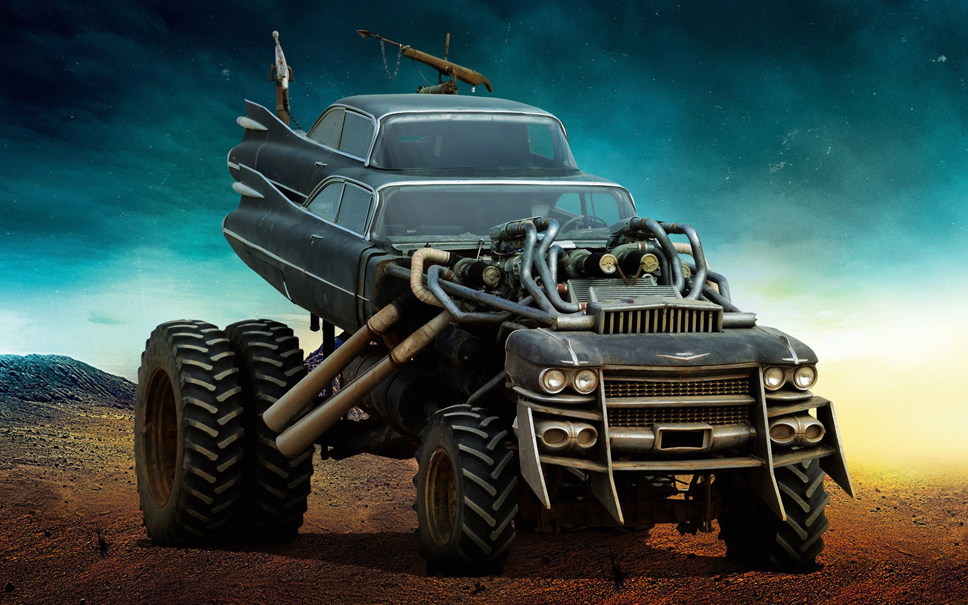 Wallpaper, car, Mad Max Fury Road, Mad Max, Truck, The Gigahorse, screenshot, motorsport, automobile make, off roading, off road racing, monster truck, all terrain vehicle 1920x1200