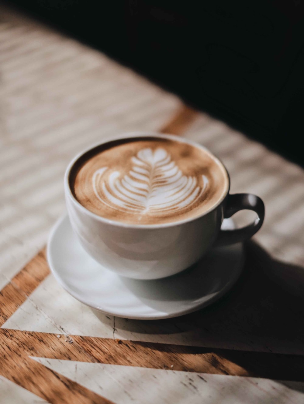 Latte Art Picture. Download Free Image