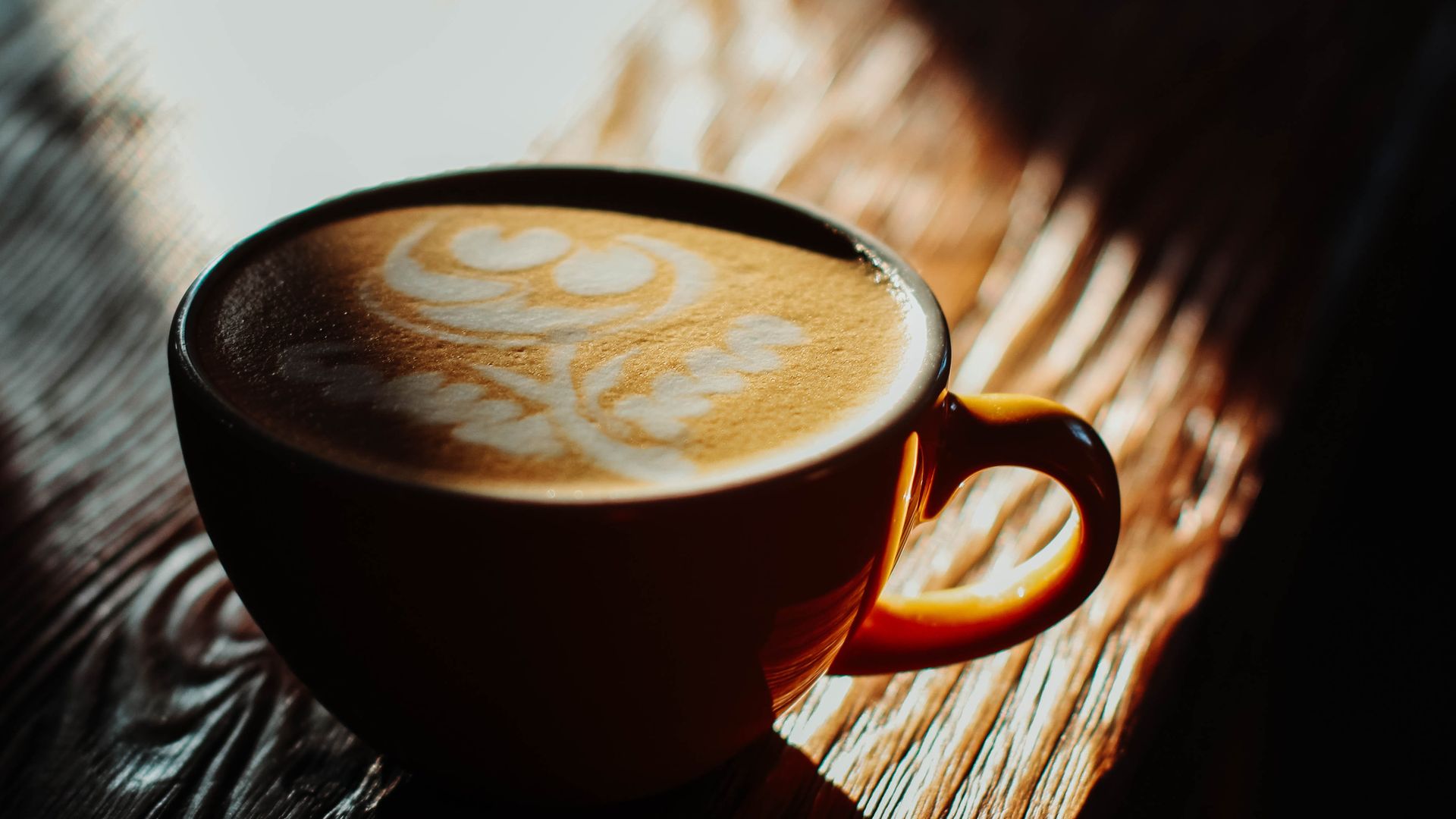 Latte Art Cappuccino Cup Wallpaper Art HD Wallpaper