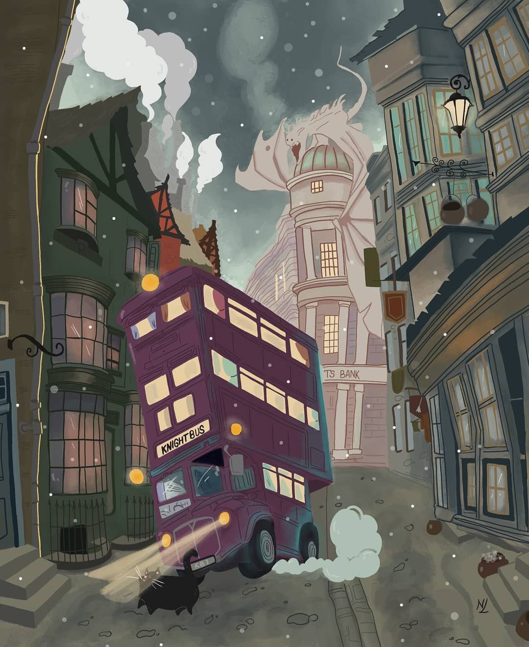 Ночной рыцарь. Harry potter illustrations, Harry potter picture, Harry potter wallpaper