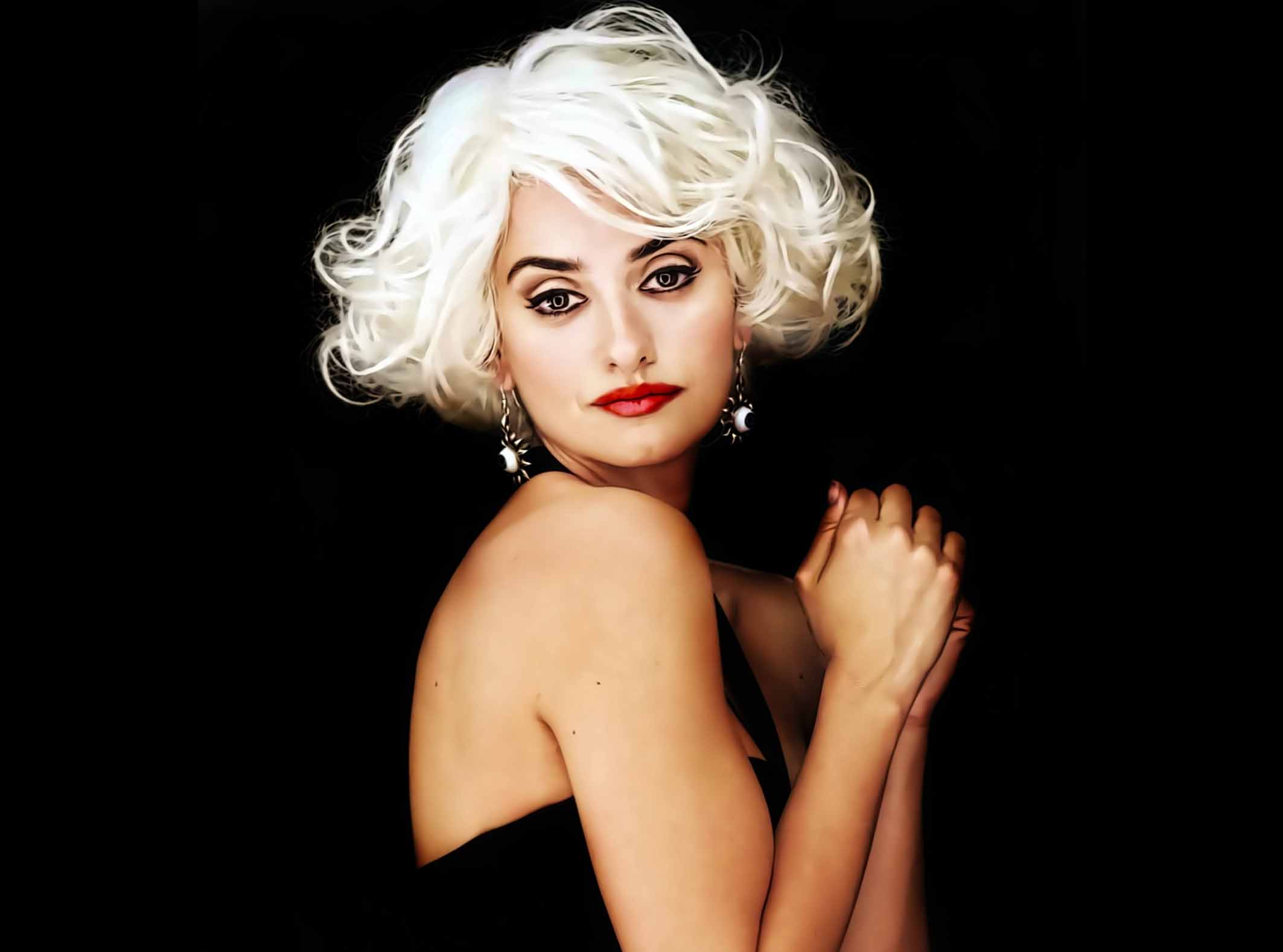 Penelope Cruz White Hair Free Wallpapers And Backgrounds.