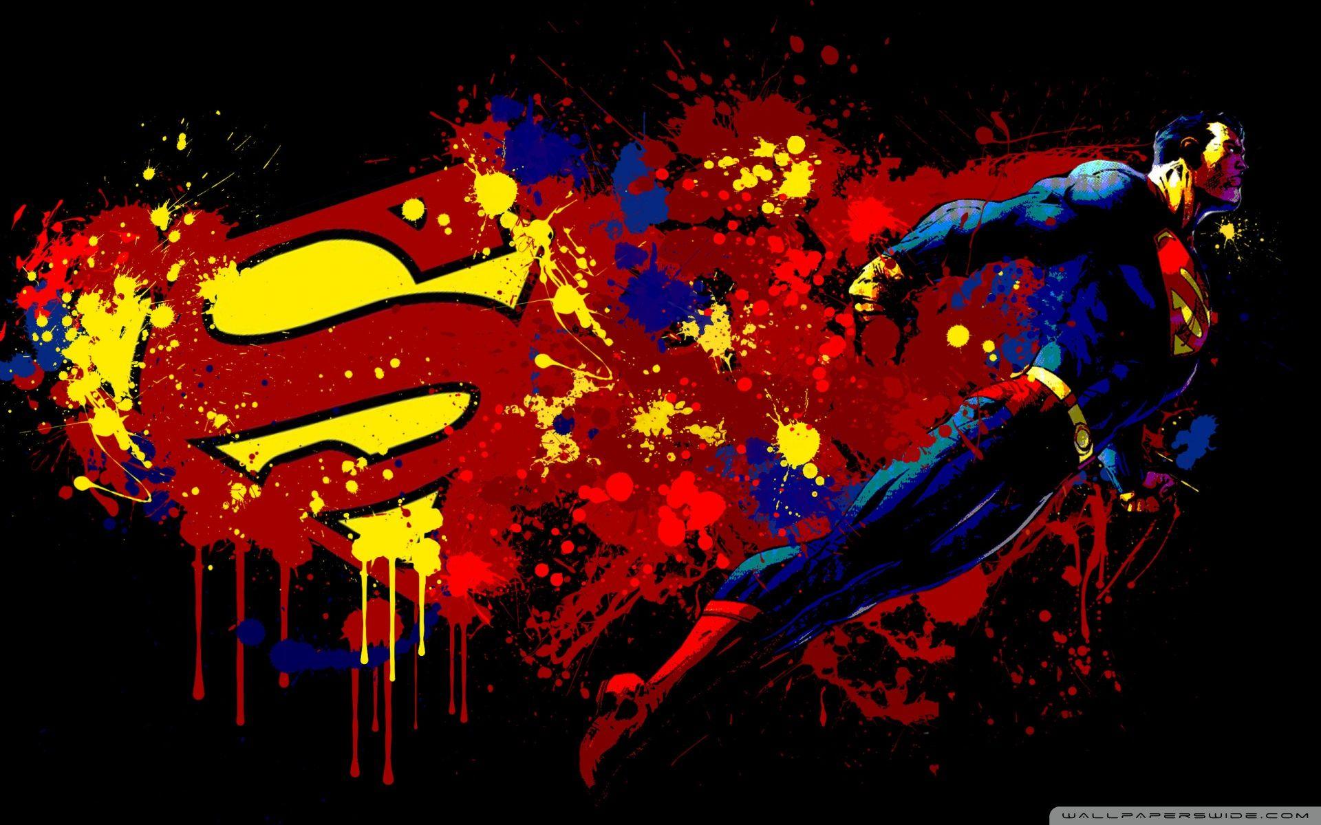 Superman Cartoon ❤ 4K HD Desktop Wallpaper for 4K Ultra HD TV