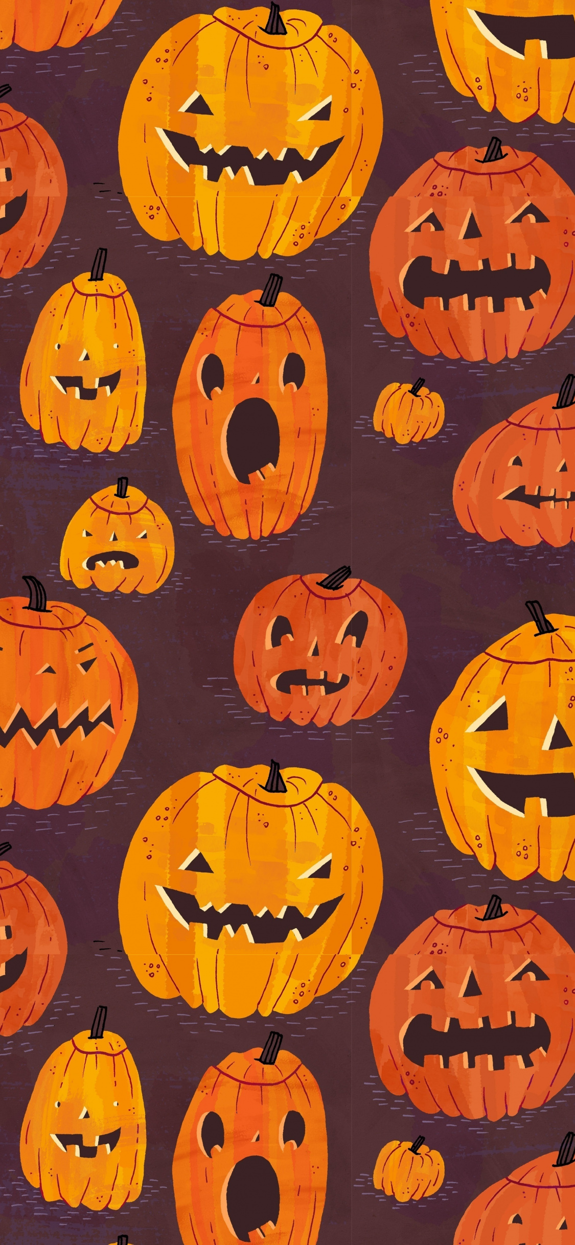 Pumpkin Pattern Wallpaper