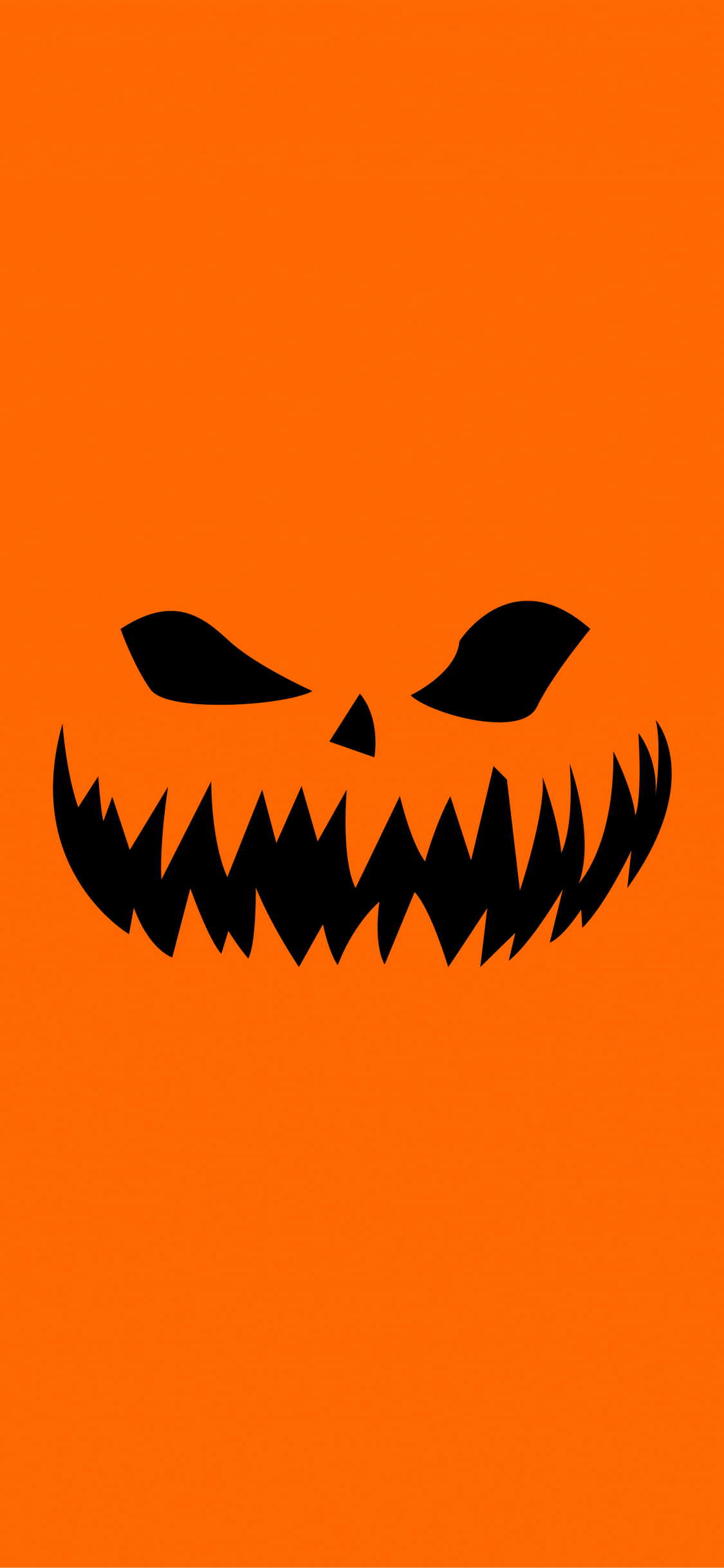 Download 1125x2436 wallpaper halloween, minimal, iphone x 1125x2436 HD image, background, 642