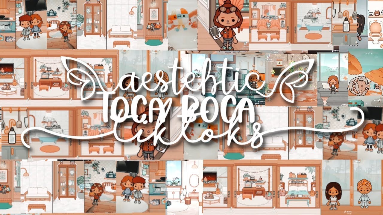 Aesthetic toca boca tiktoks compilation 10.. toca builds, roleplays, house tours, grwm, and more!
