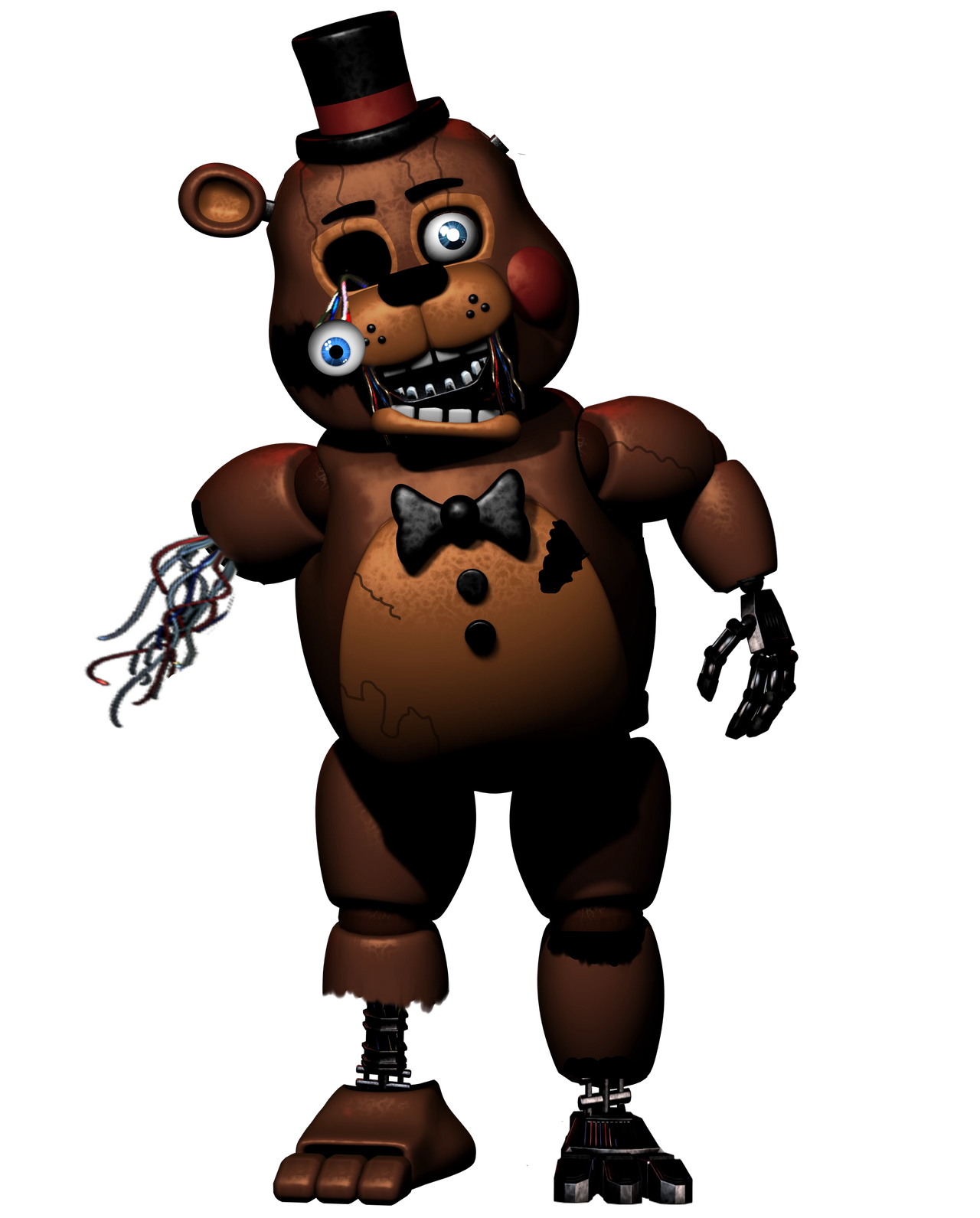 Withered Toy Foxy (fanart)