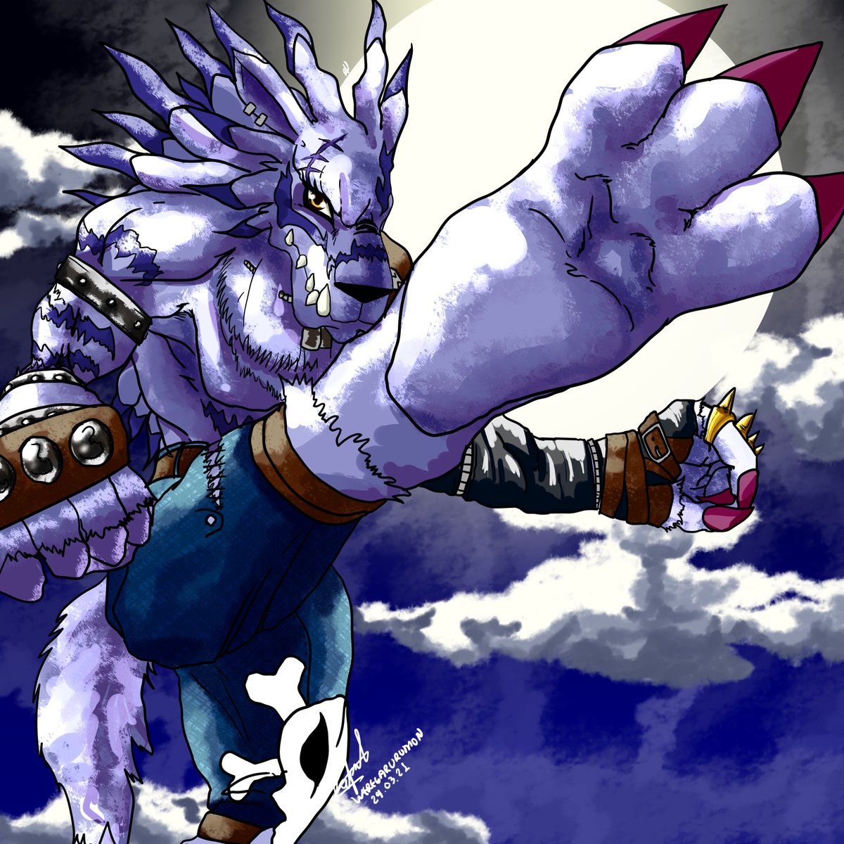 WereGarurumon Wallpapers Wallpaper Cave