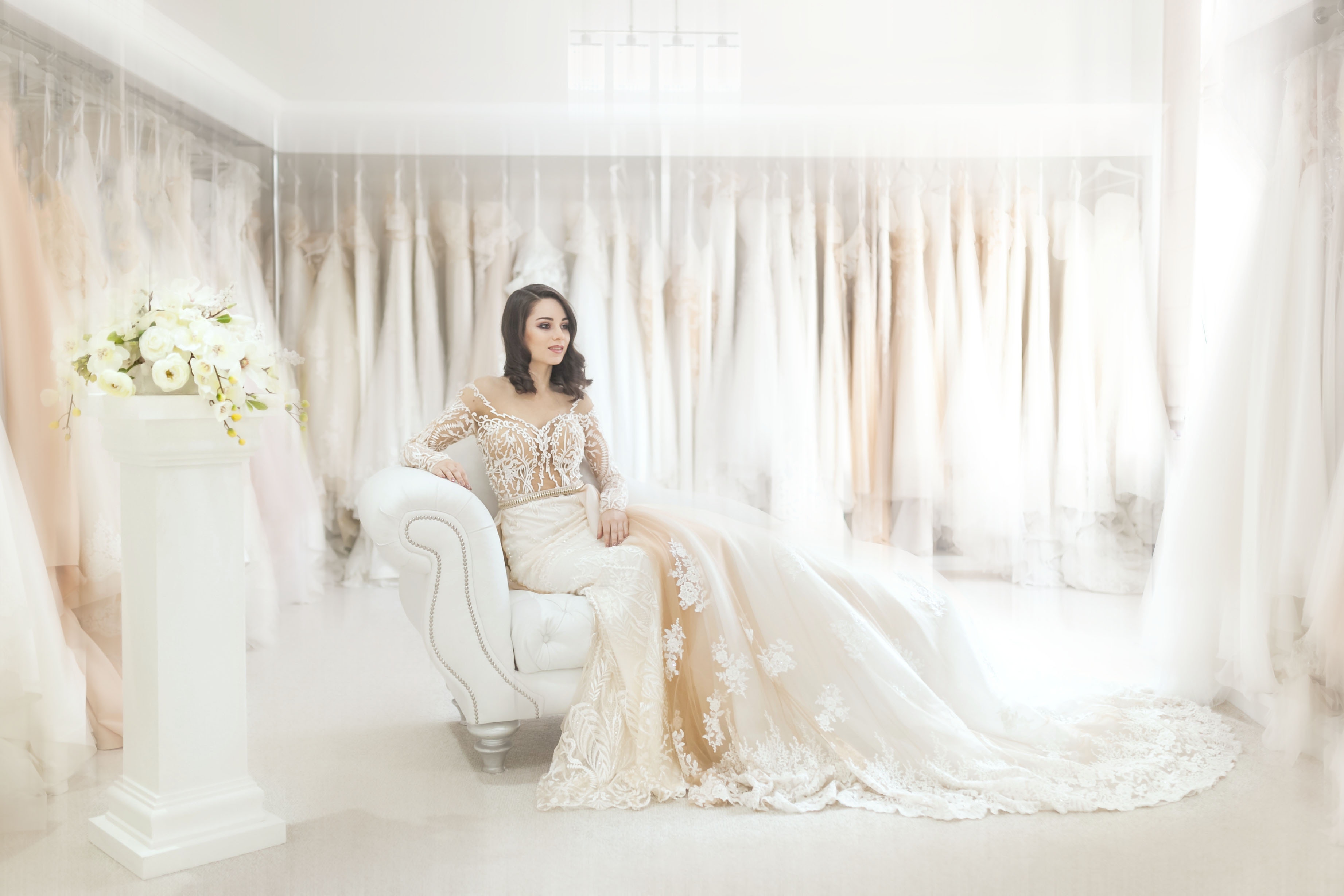 3686x2457 #marriage, #sitting, #blurr, #woman, #wedding, #plinth, # dress, #flower, #wedding dress shop, #sofa, #fashion, #love, #lace, #train, #white, #hair, #female, #together, #Free picture, #bouquet, #style. Mocah HD Wallpaper