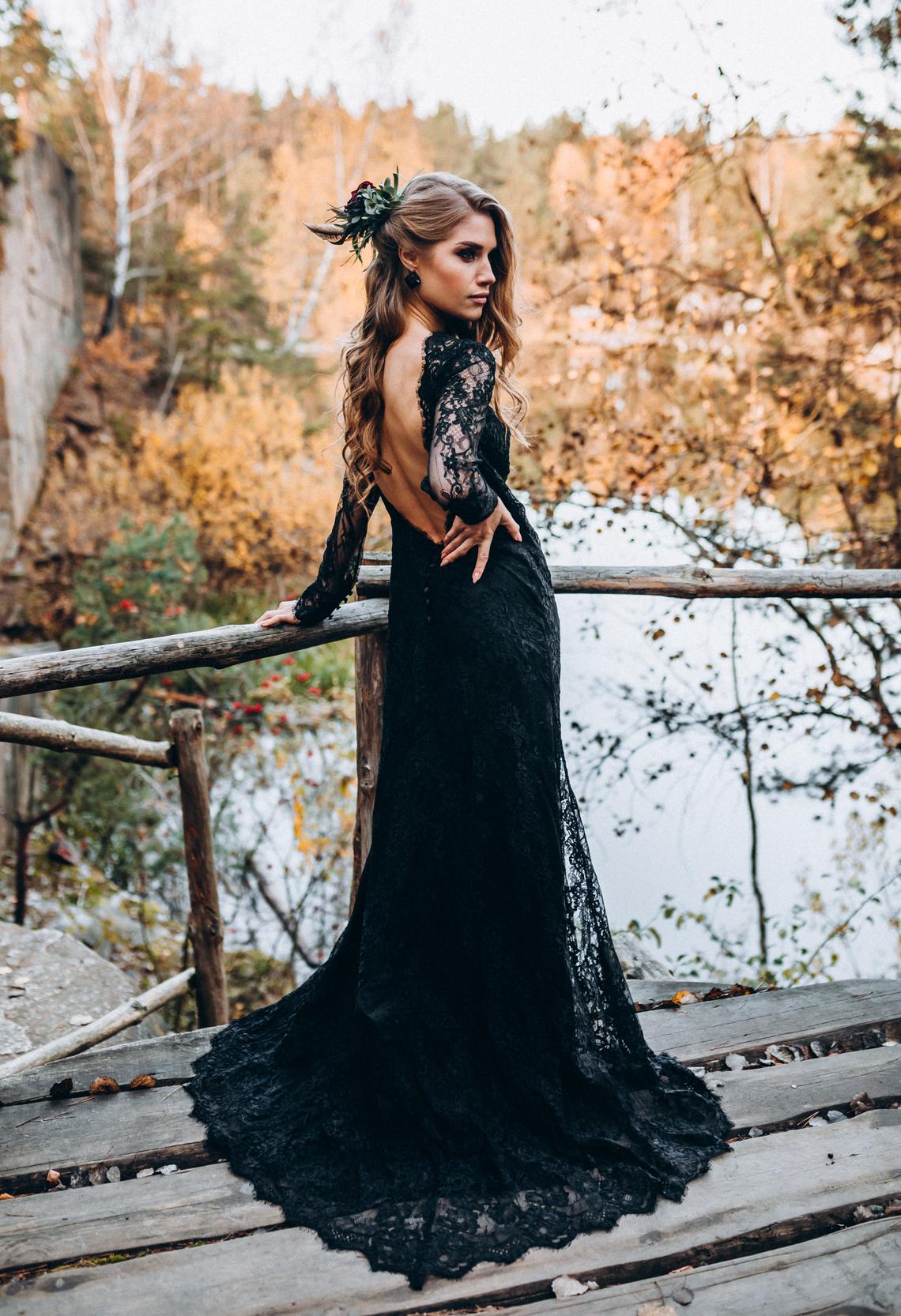 Incredible Black Wedding Dresses