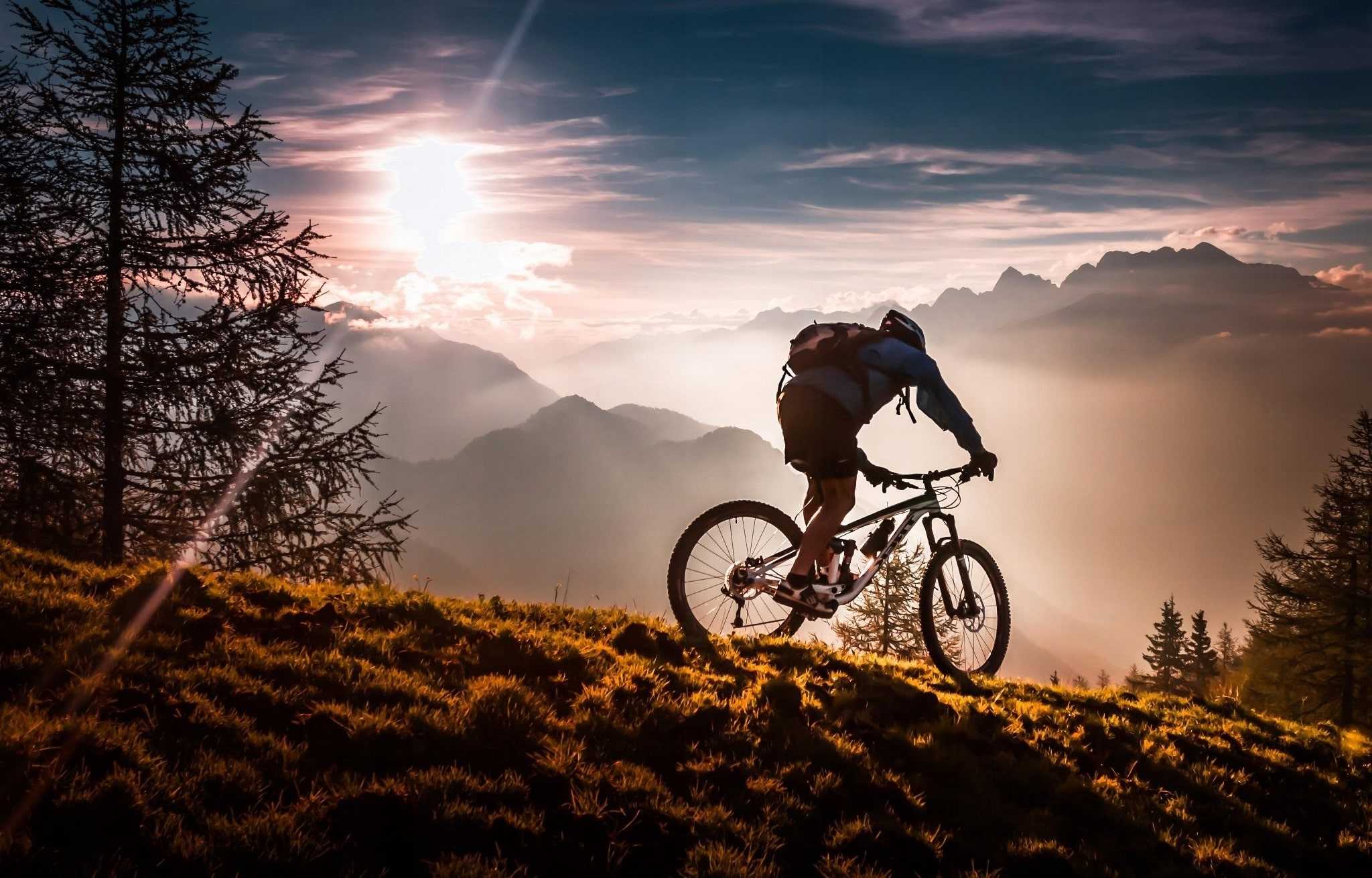 Aesthetic Mountain Bike Wallpaper Free HD Wallpaper