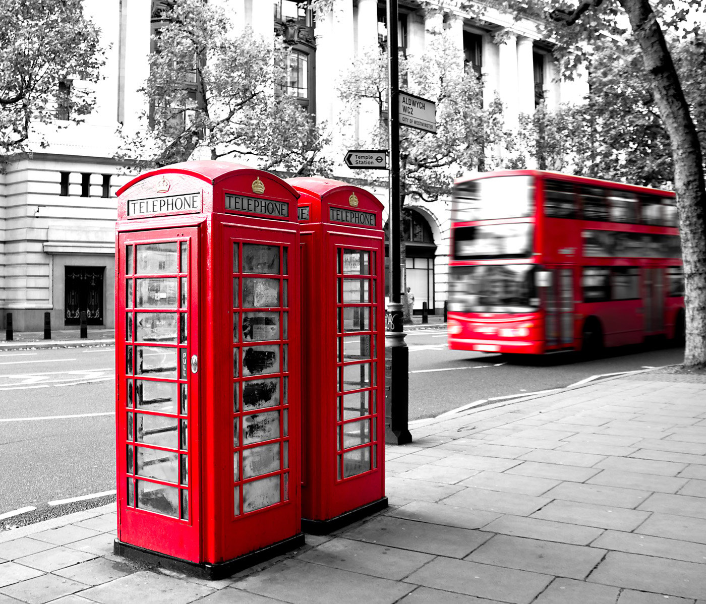 London street telephone booth 50902