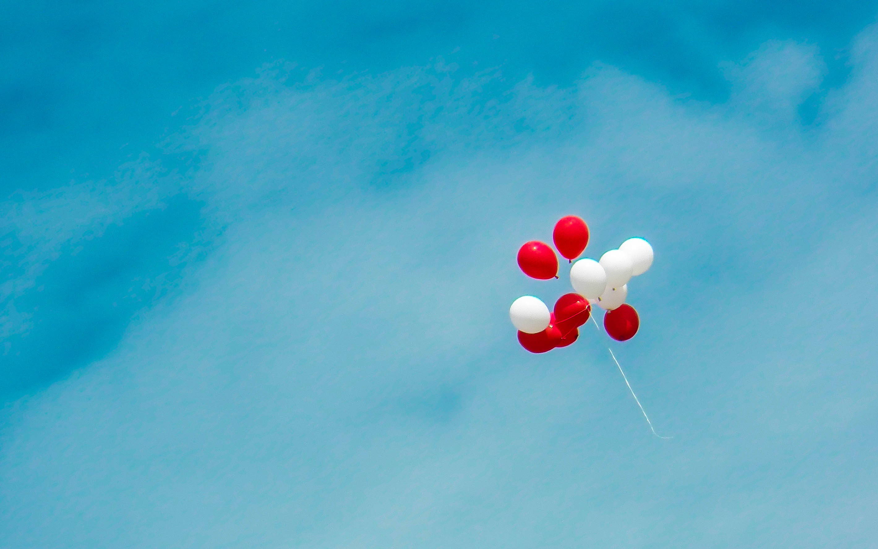White and Red Balloons · Free