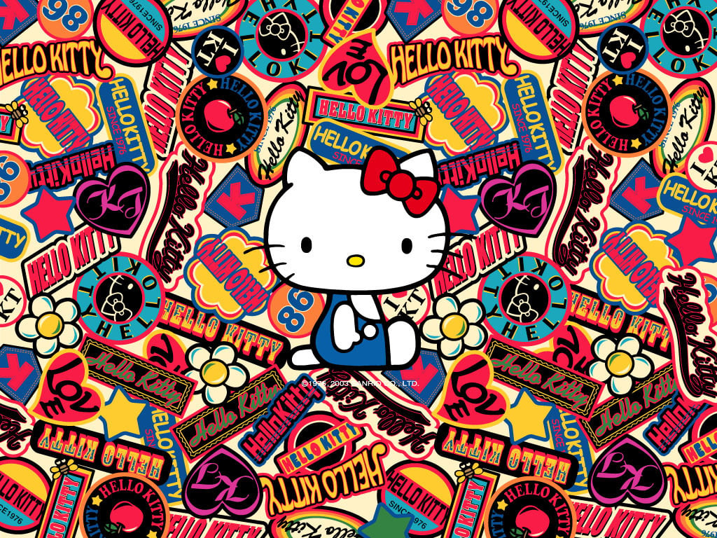 Free download Colorful Hello Kitty Wallpapers Hello Kitty Wallpapers 1024x7...