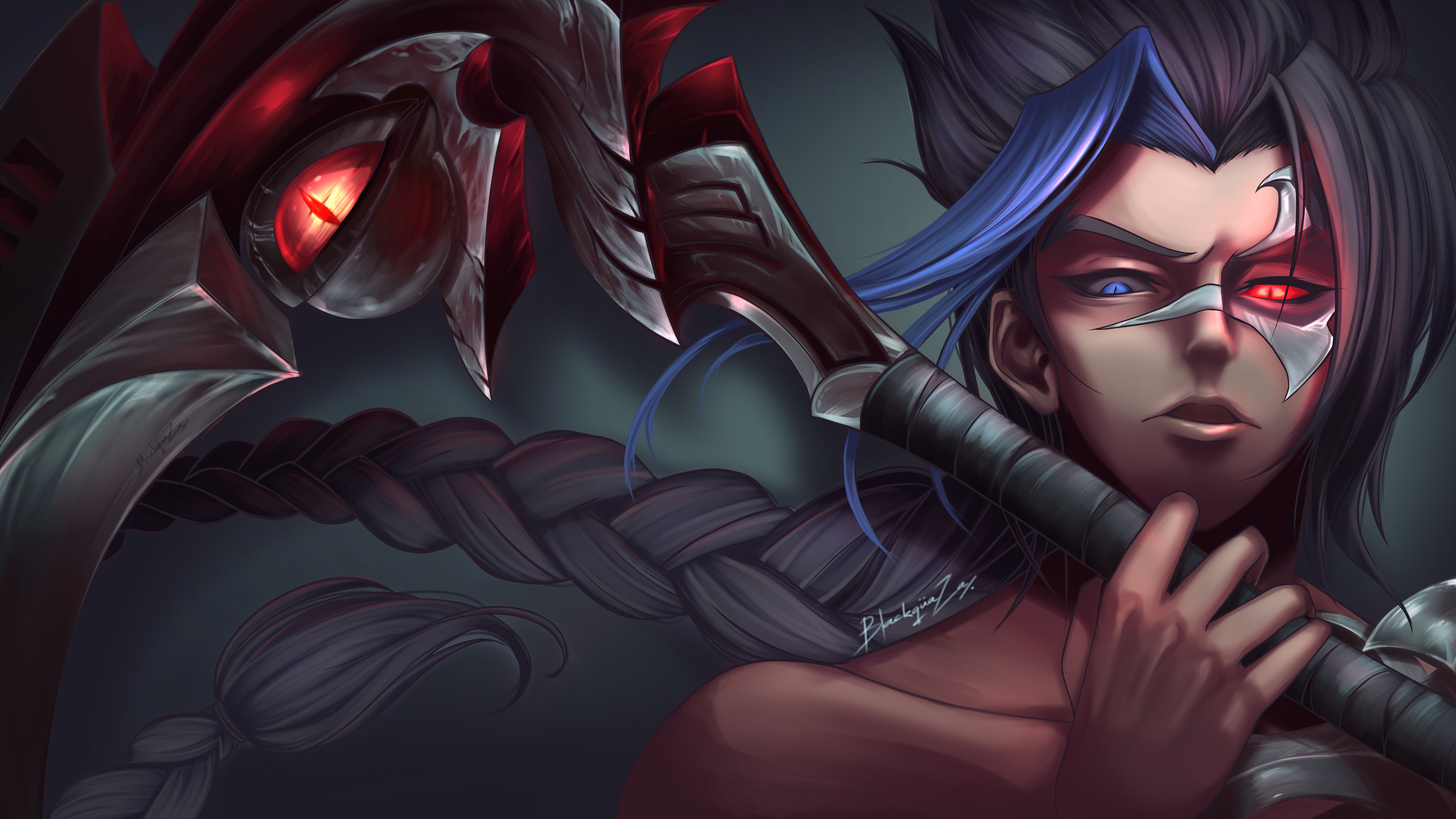 Wallpaper 4k Kayn LoL League of Legends lol Wallpaper