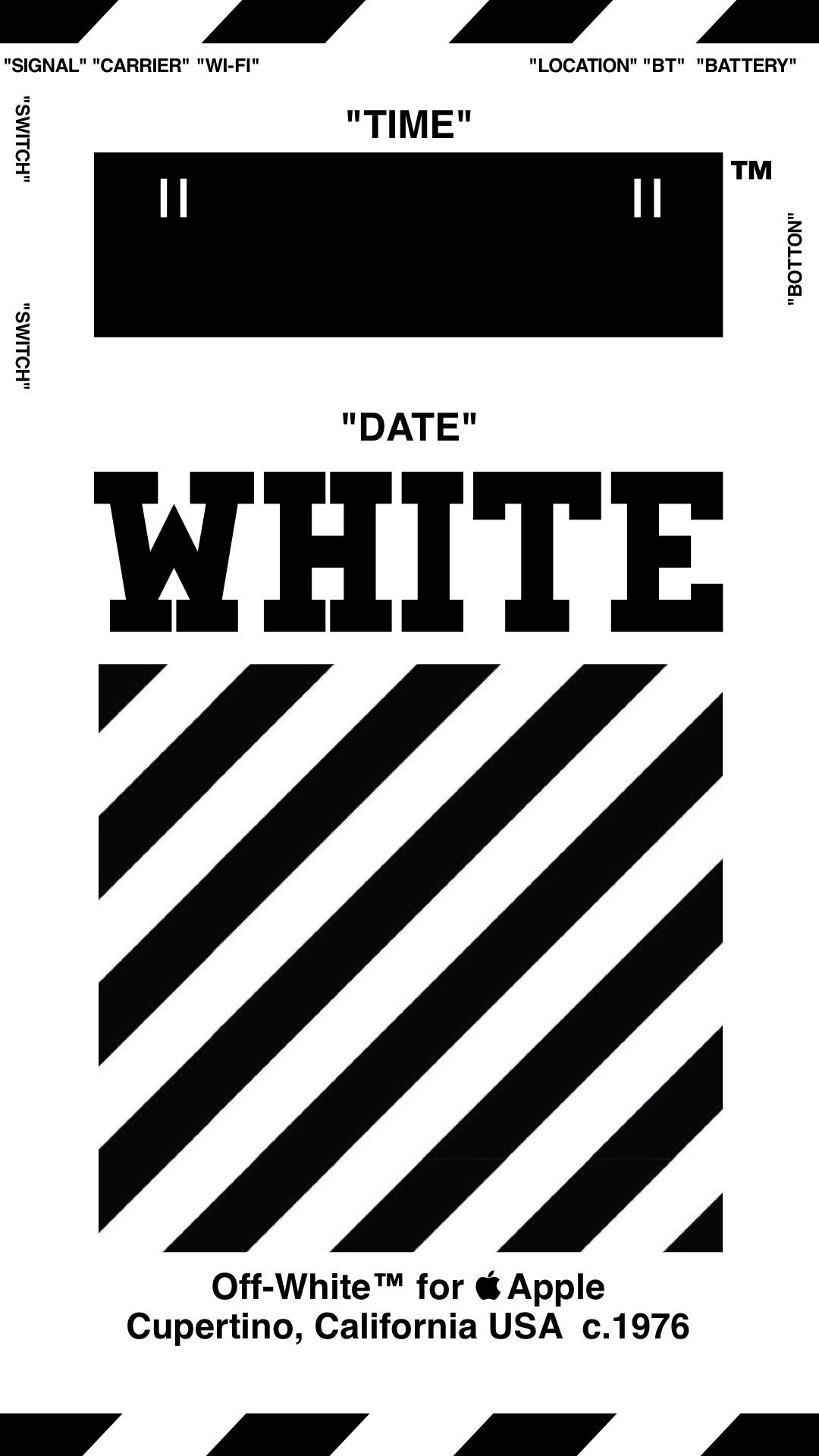 Off White 1 iPhone Wallpaper