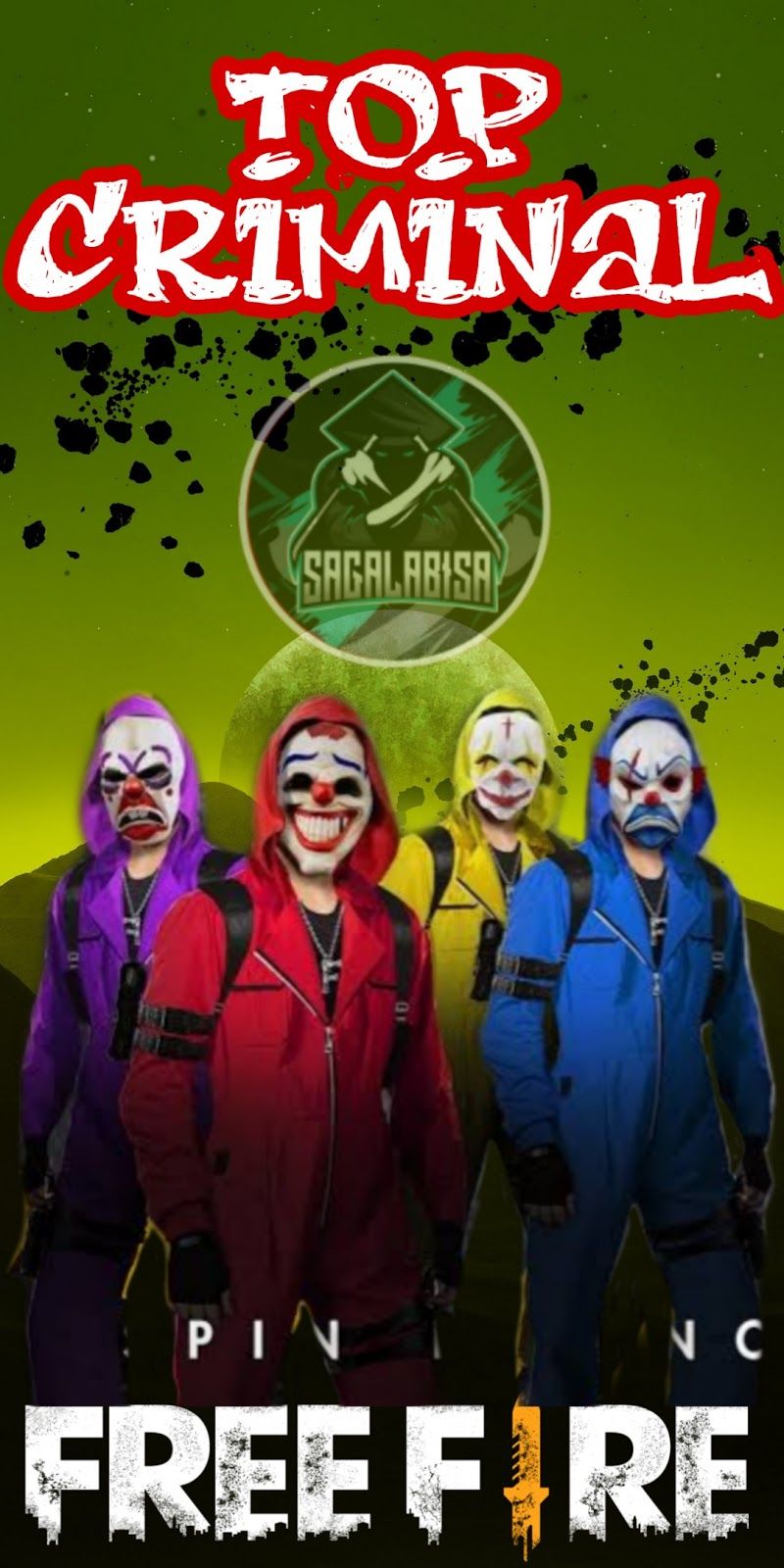 Free Fire Criminal Bundle 4K Wallpaper Free Free Fire Criminal Bundle 4K Background