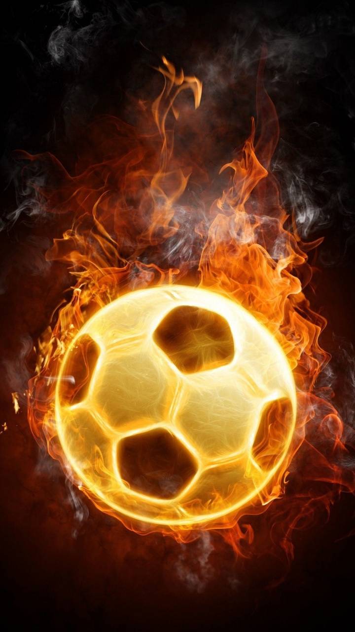 Football On Fire Wallpaper Free Football On Fire Background