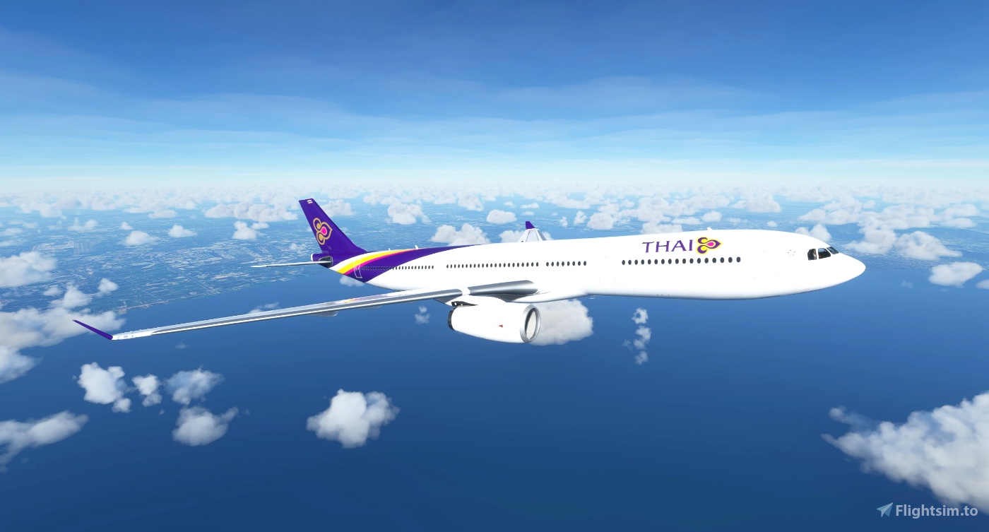 Airbus A330 300 Thai Airways [16K] Microsoft Flight Simulator