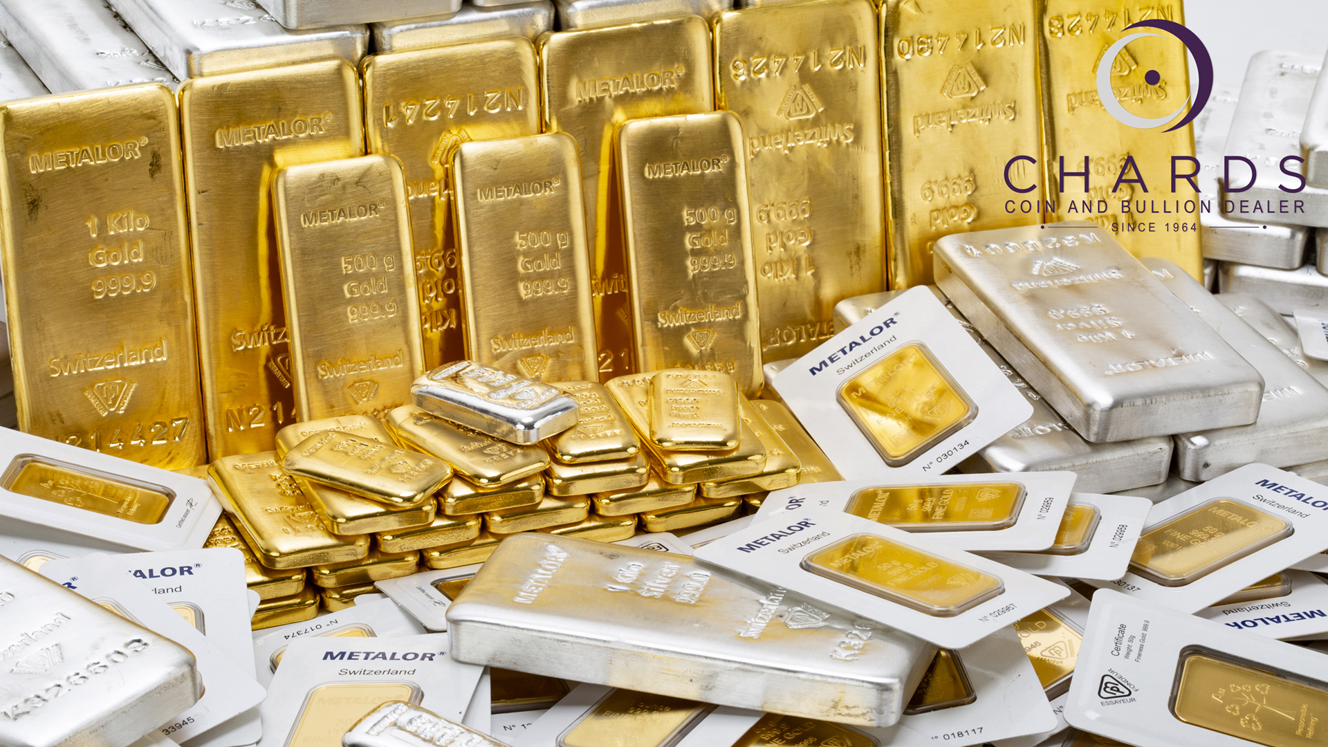 Gold and Silver Desktop Background