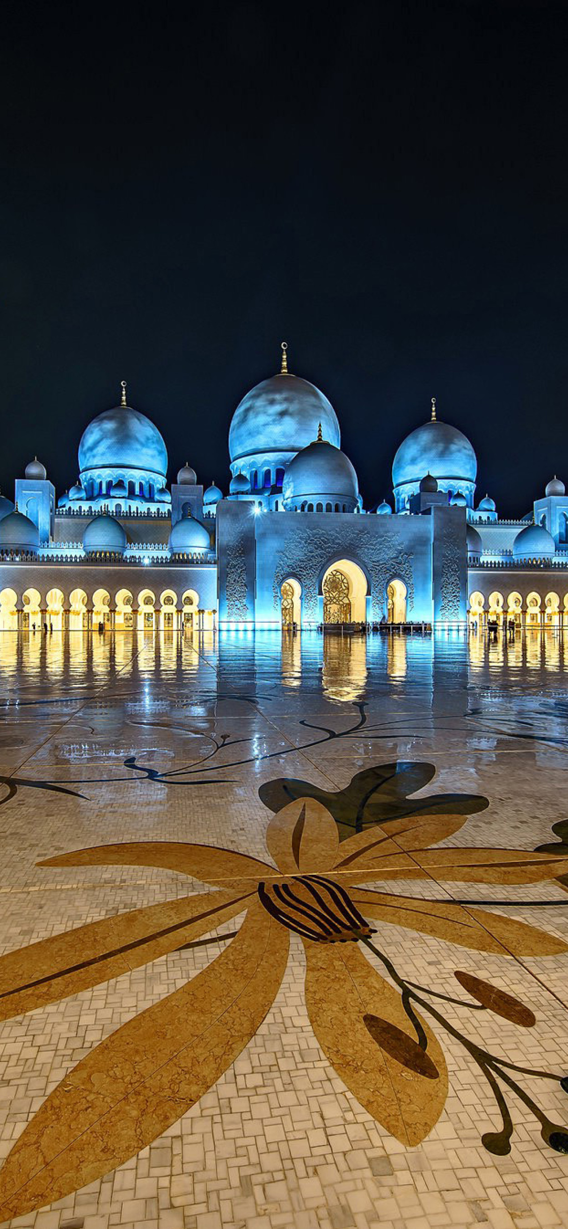 Abu Dhabi Islamic Center for Muslims Wallpaper for iPhone 11