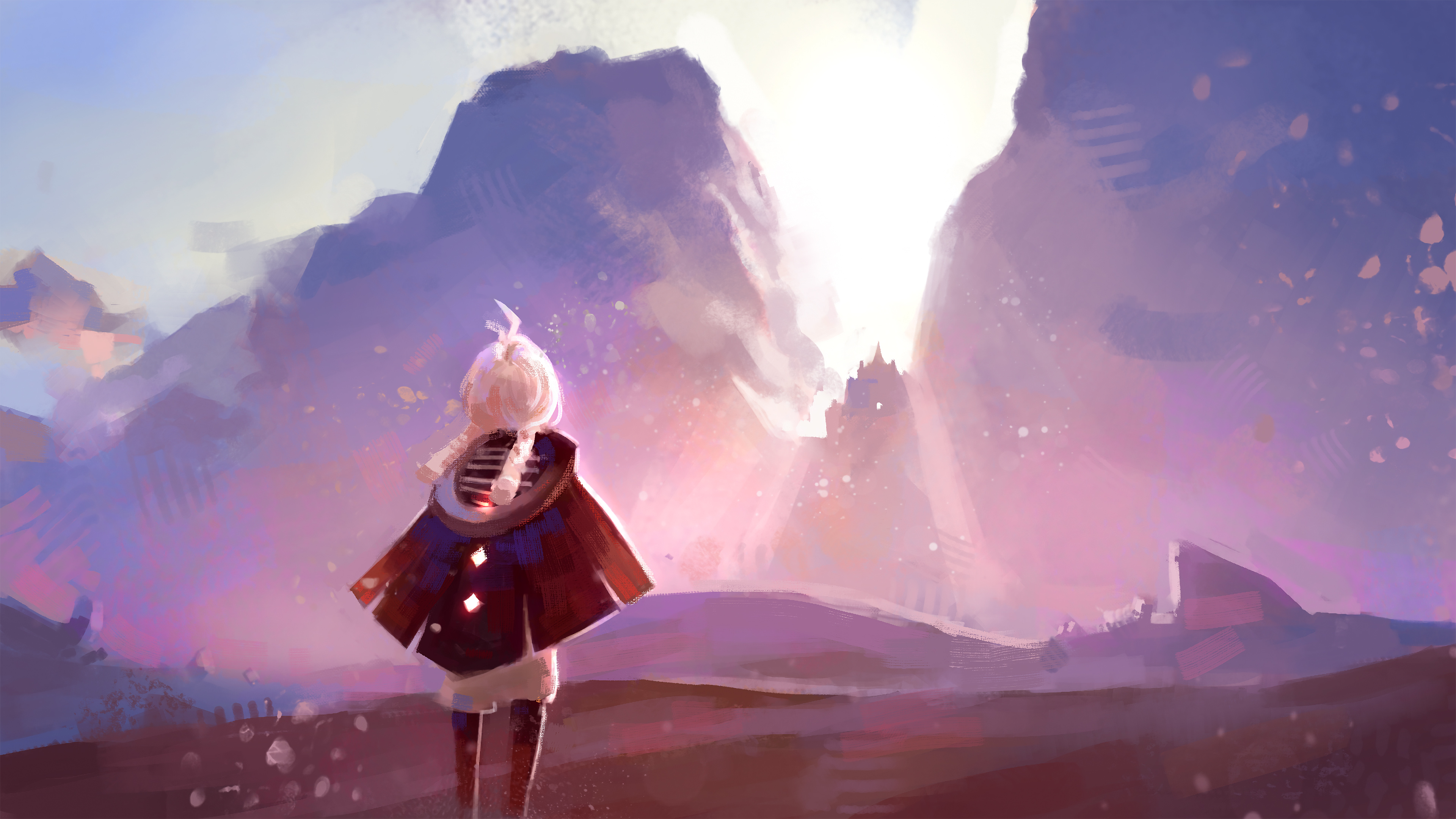 Aesthetic Anime Sky Desktop Wallpaper