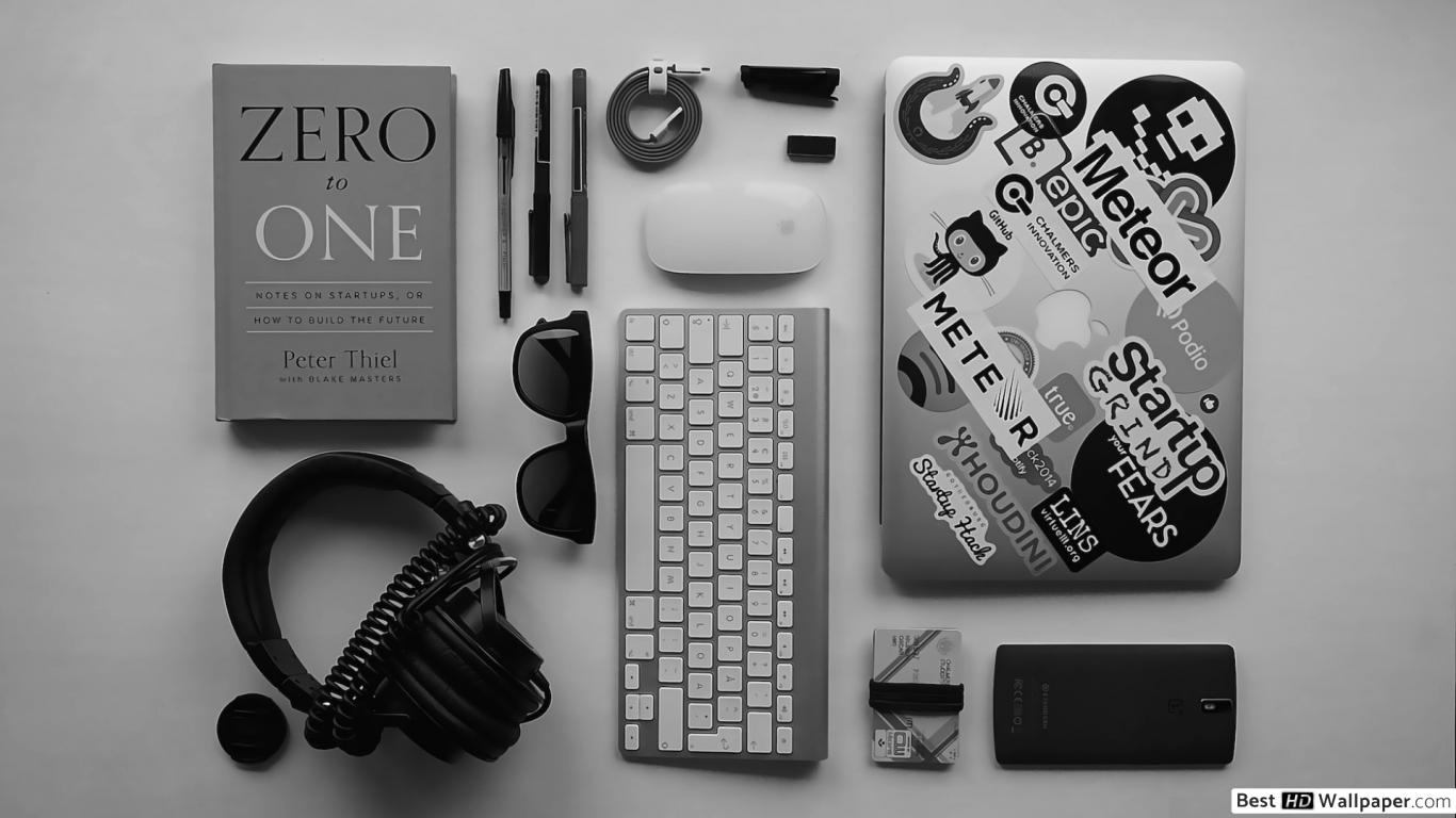 Startup Office Desk HD wallpaper download