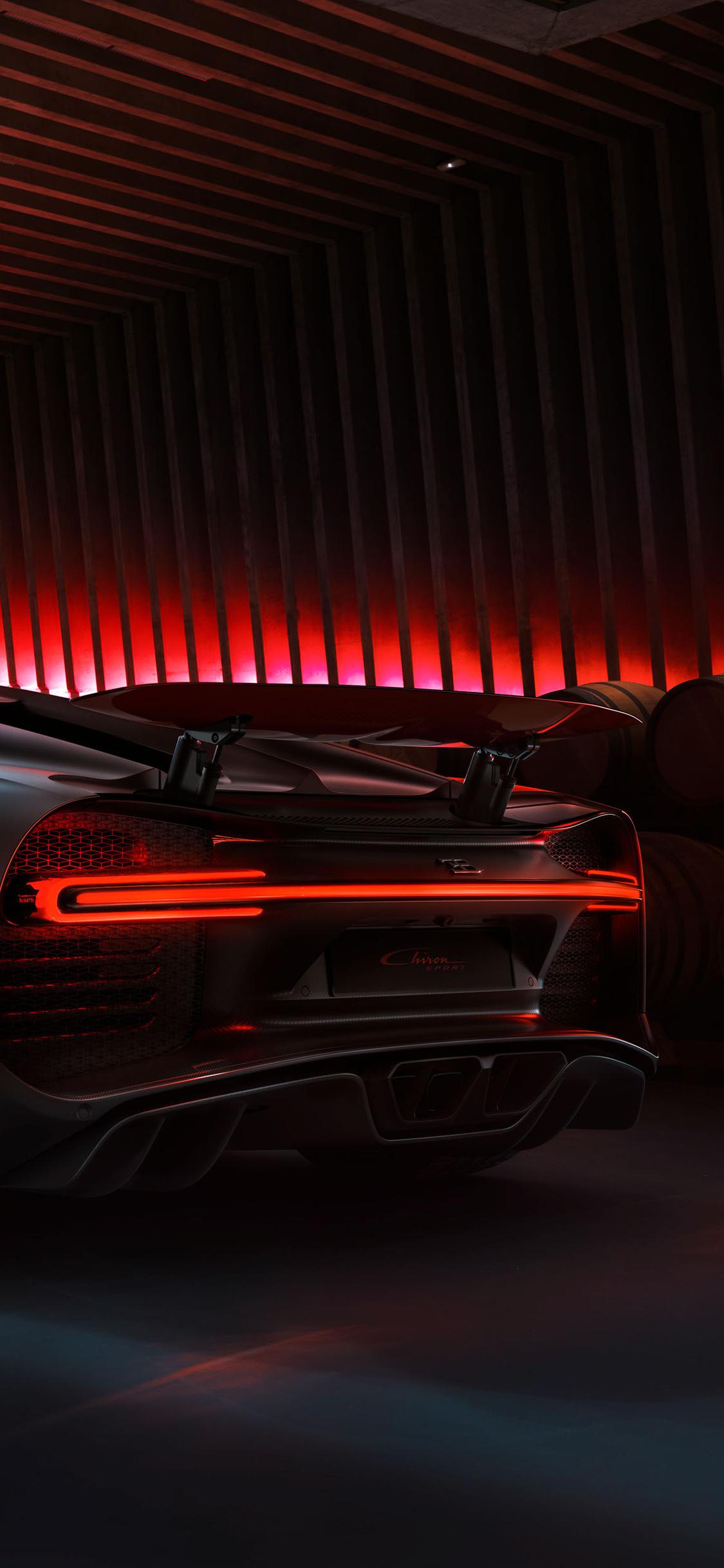 Black Bugatti Chiron 2020 Rear iPhone XS, iPhone 10, iPhone X HD 4k Wallpaper, Image, Background, Photo and Picture