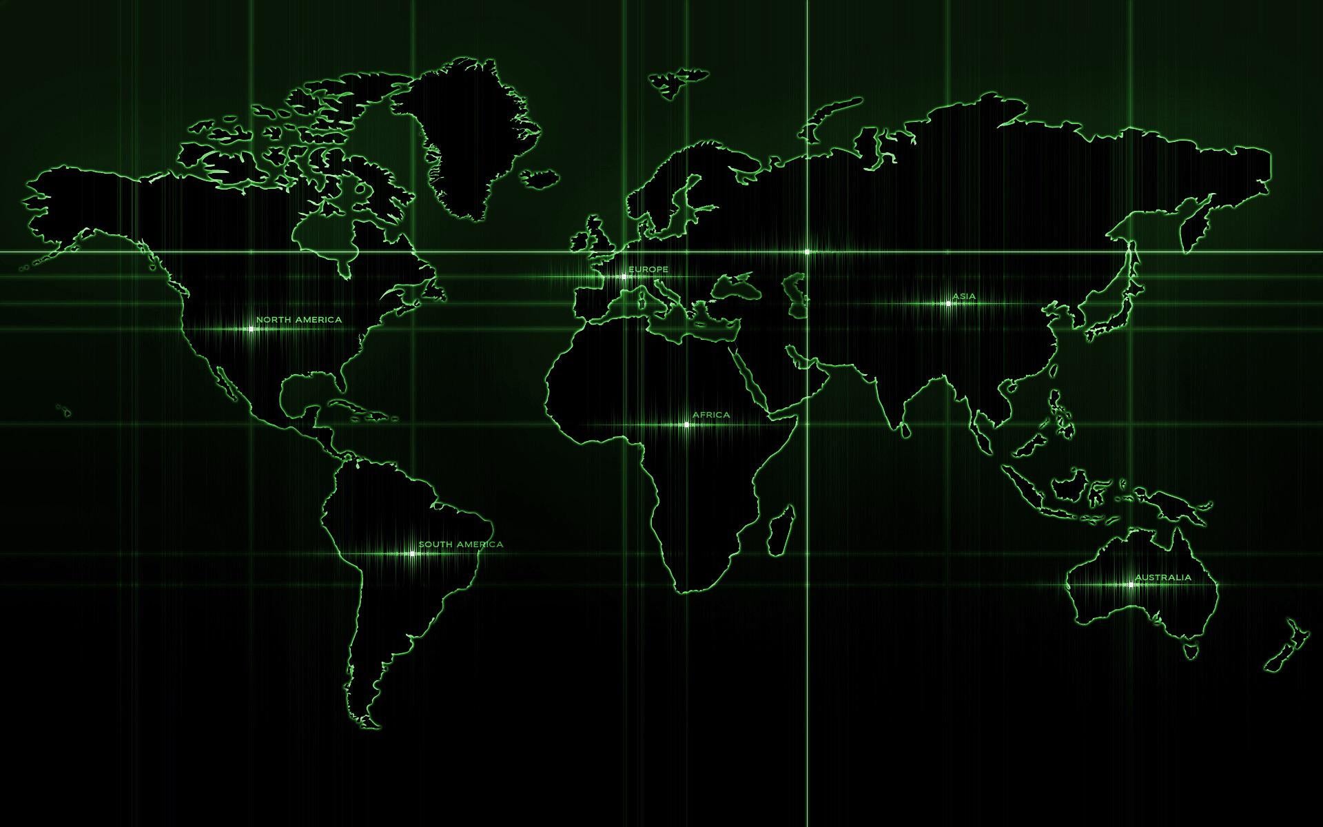World map wallpaper