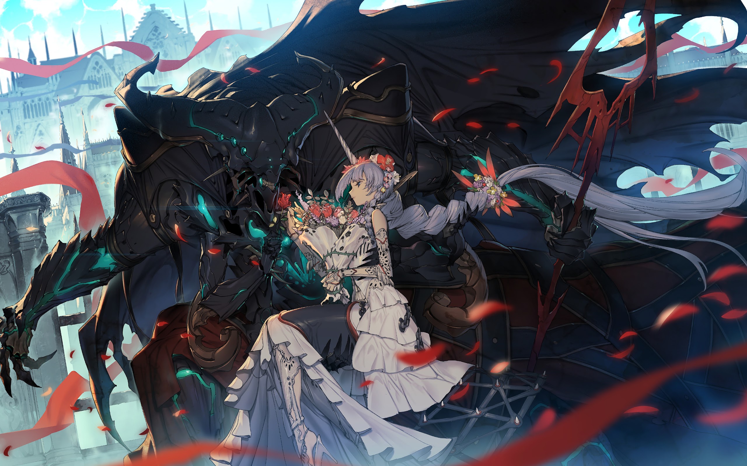 Anime Fantasy Girl 4K Wallpaper