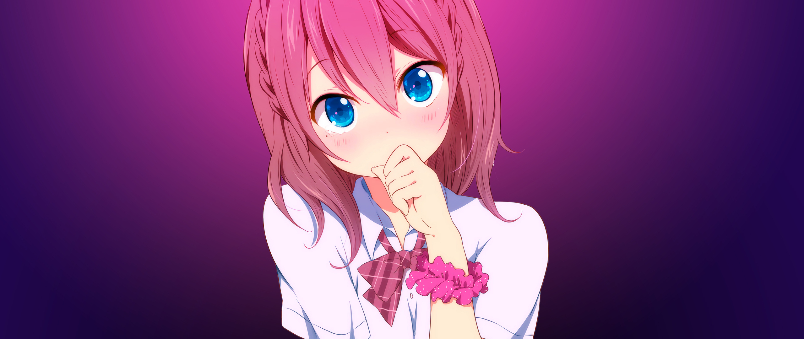 Anime Yawning Girl 4k Ultra HD 2560x1080 Resolution HD 4k Wallpaper, Image, Background, Photo and Picture