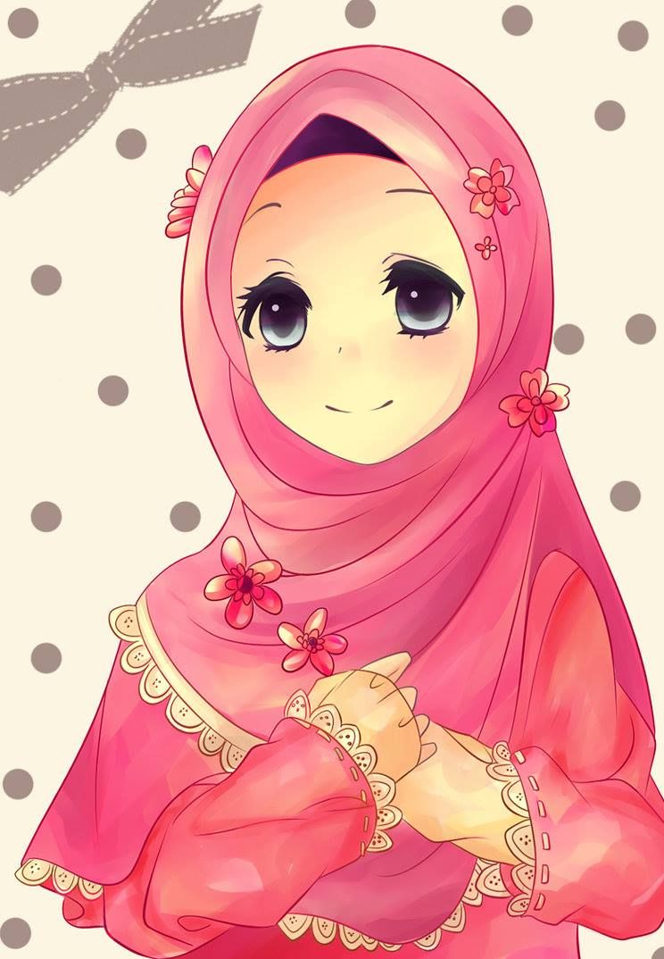 hijab is the muslim's crown. Anime muslim, Anime muslimah, Anime