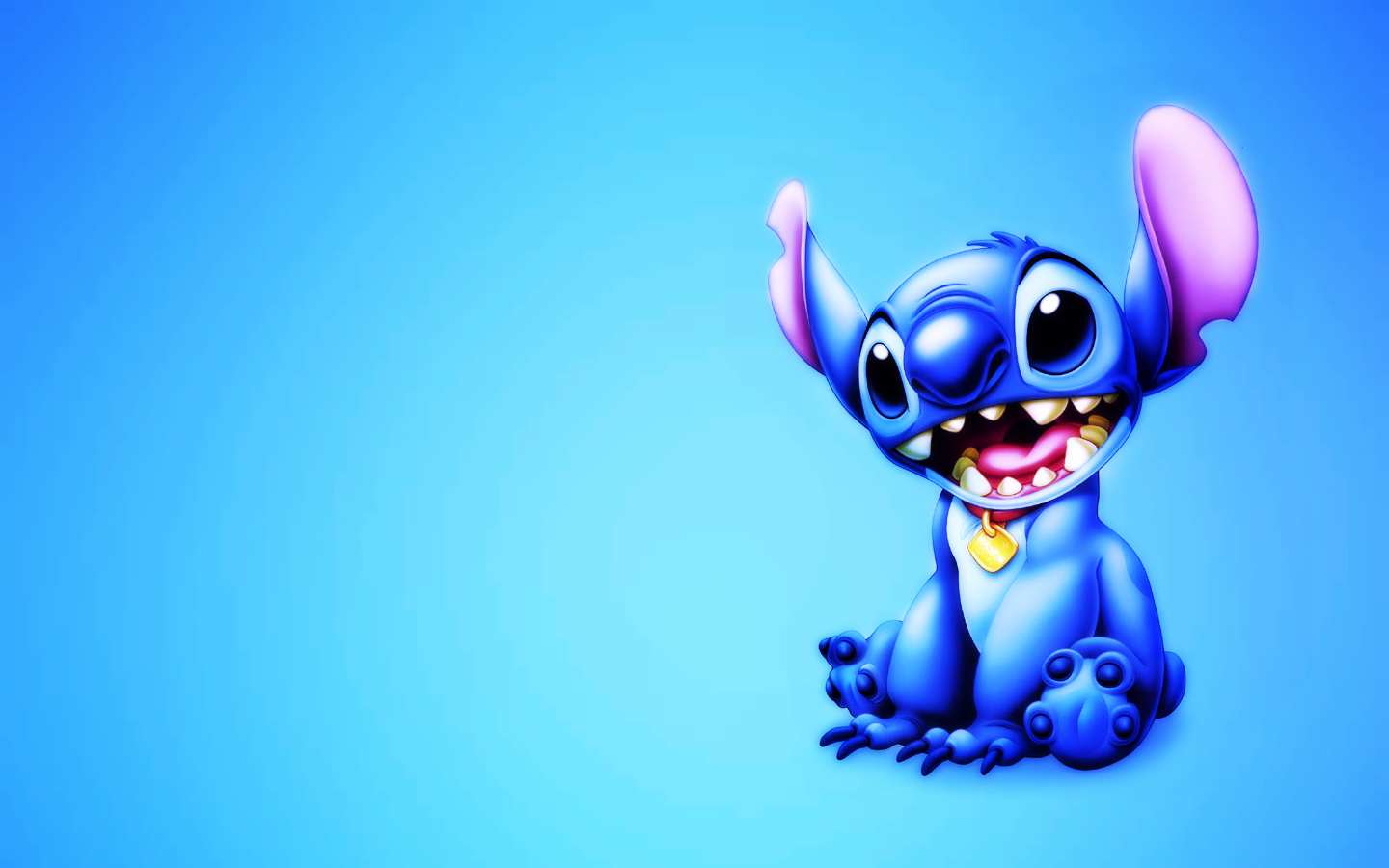 Download Bashful Kawaii Stitch Wallpaper