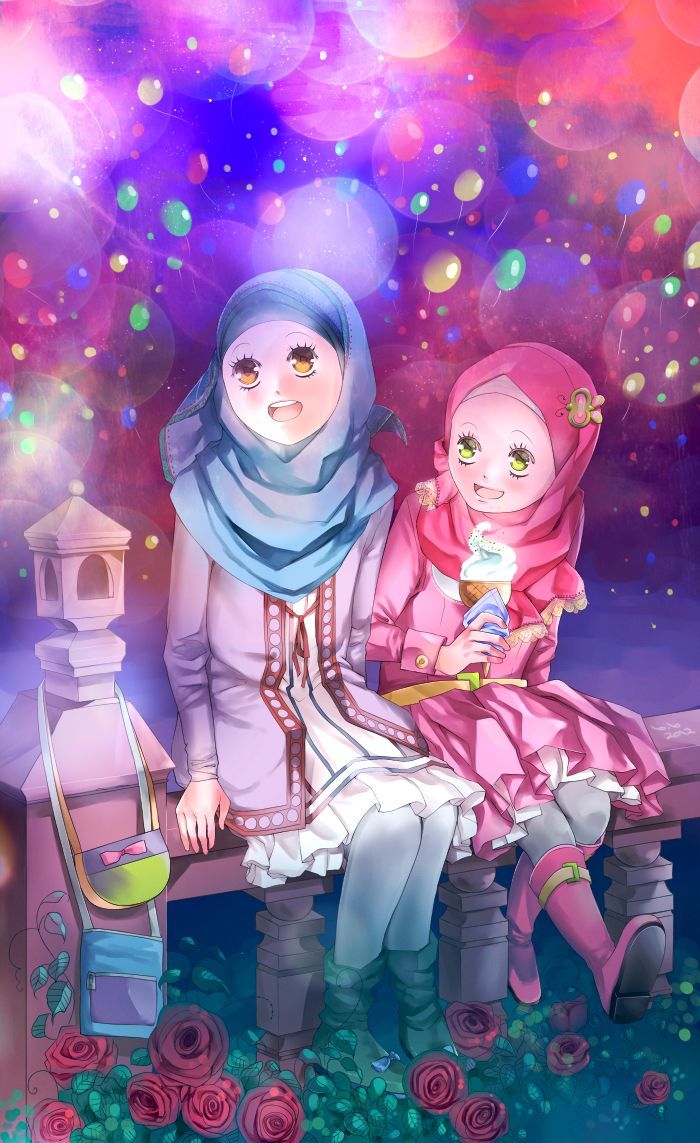 Cute Anime Hijab Girl