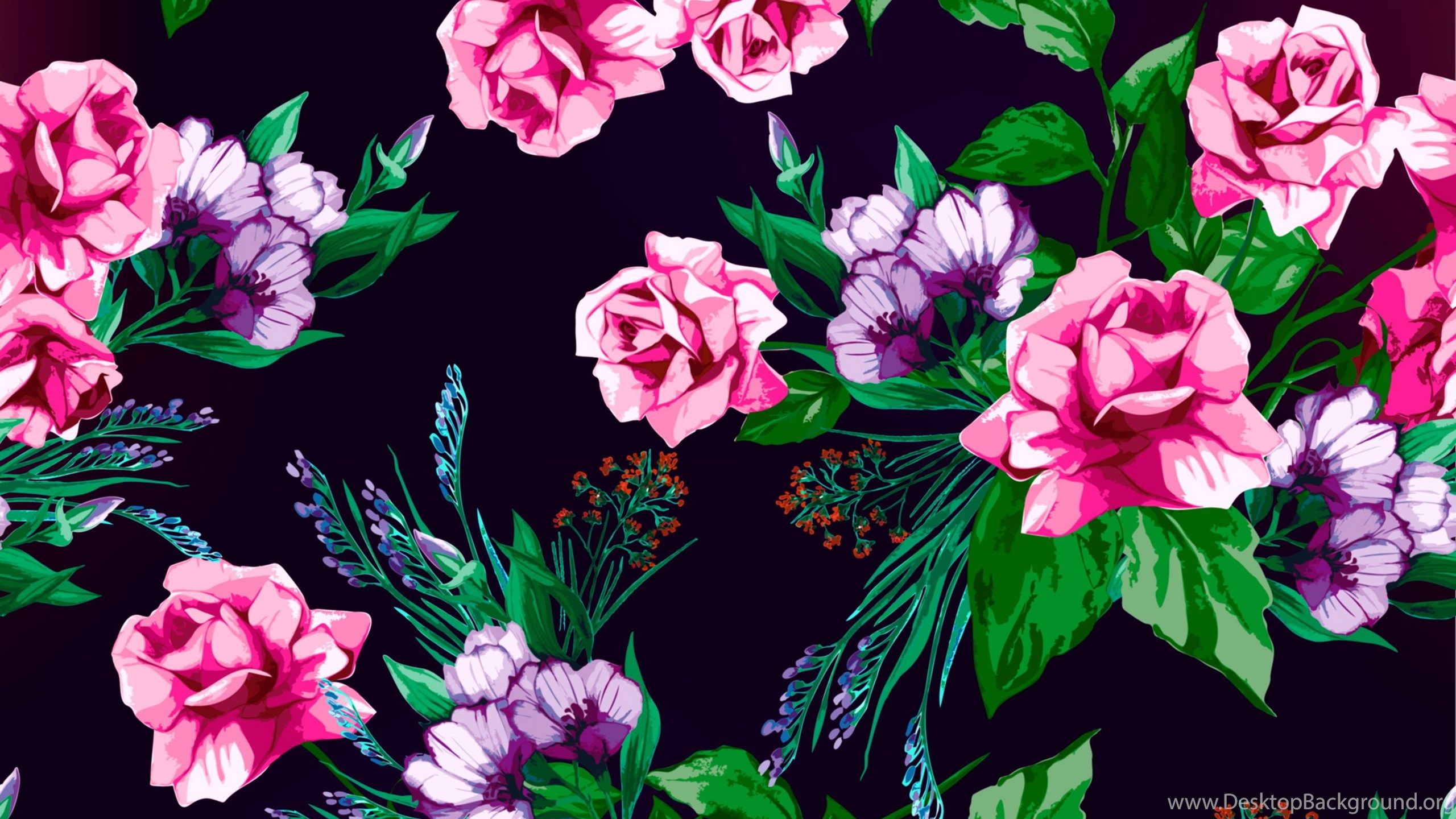 Dead Flowers Aesthetic Desktop Wallpaper