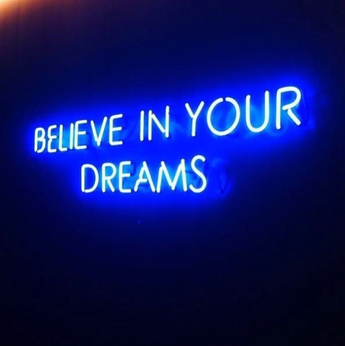 Neon Blue Aesthetic Wallpaper