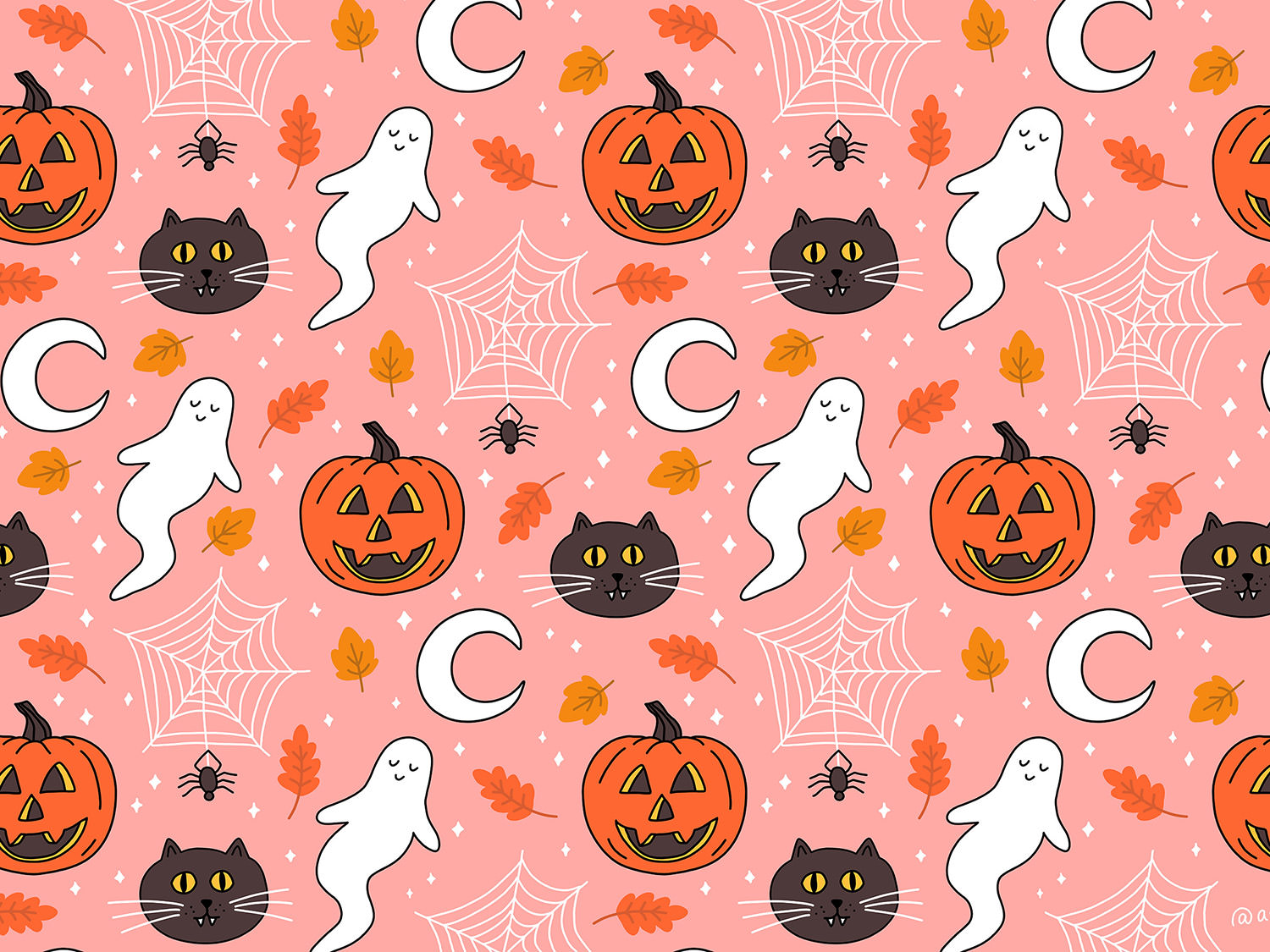 Cute Halloween Background Wallpaper