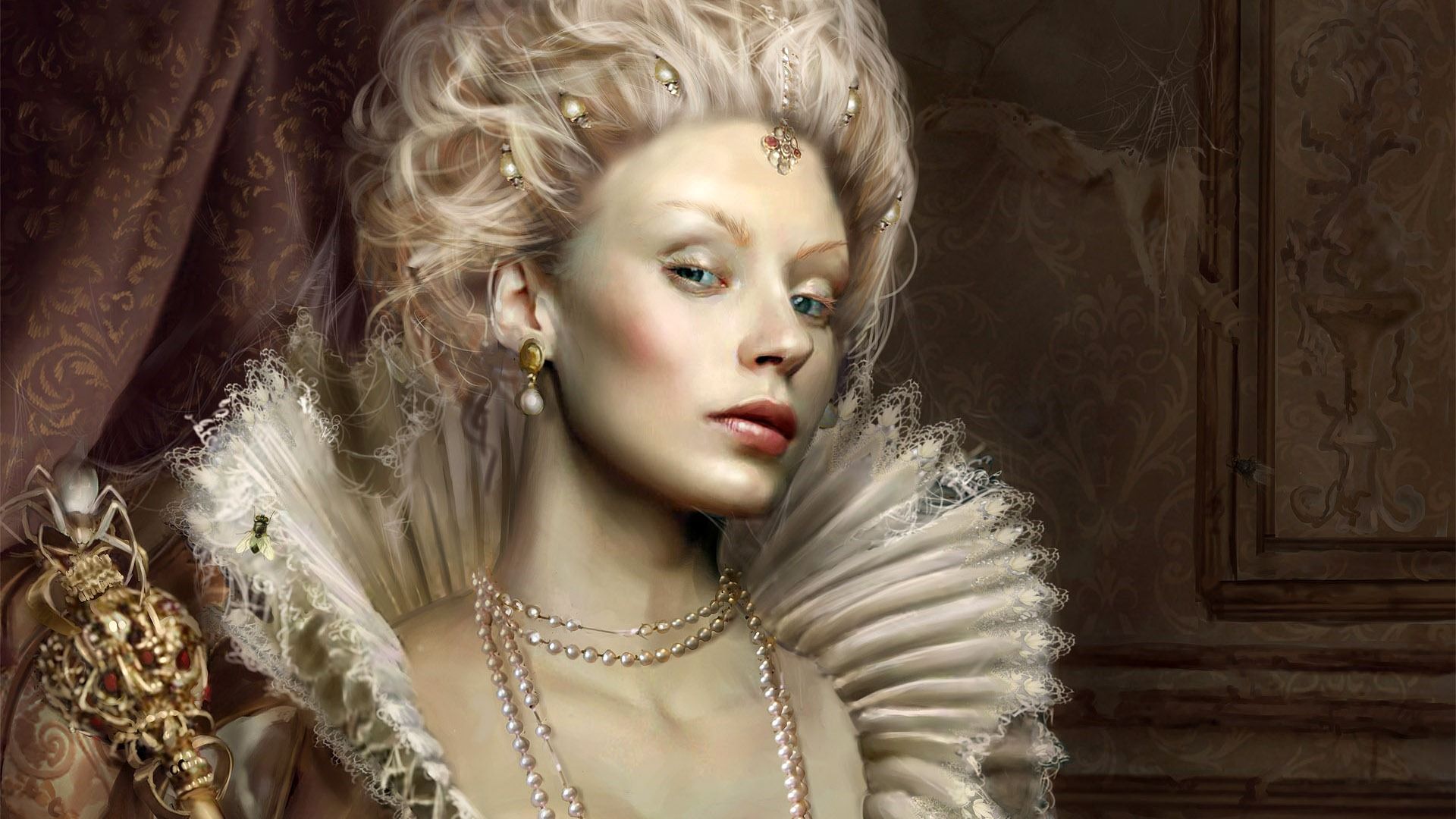 The Key. Woman painting, Fantasy women, Fantasy girl