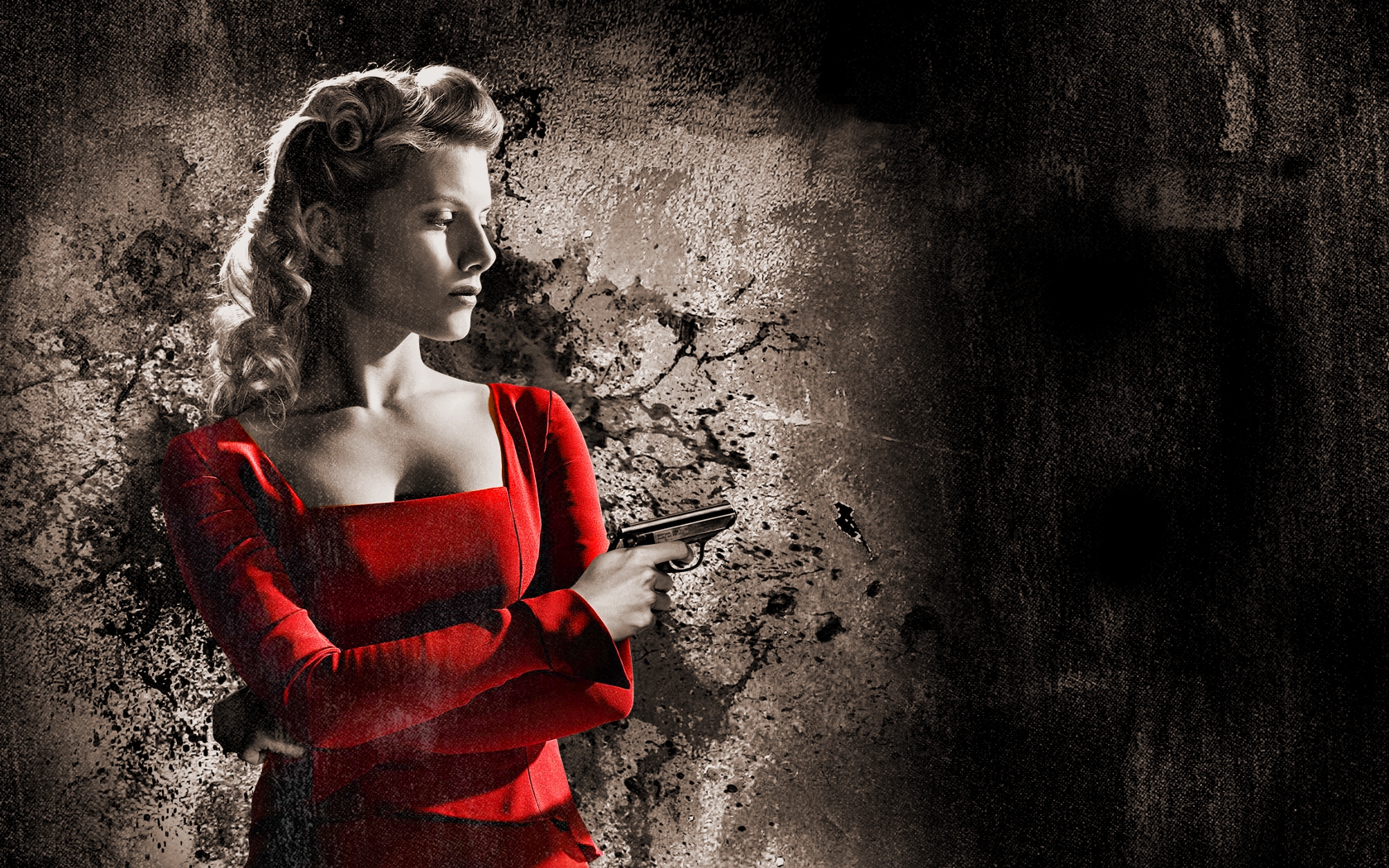 Girl With Gun Wallpaper, Girl With Pistol, Downloadélanie Laurent Inglourious Basterds