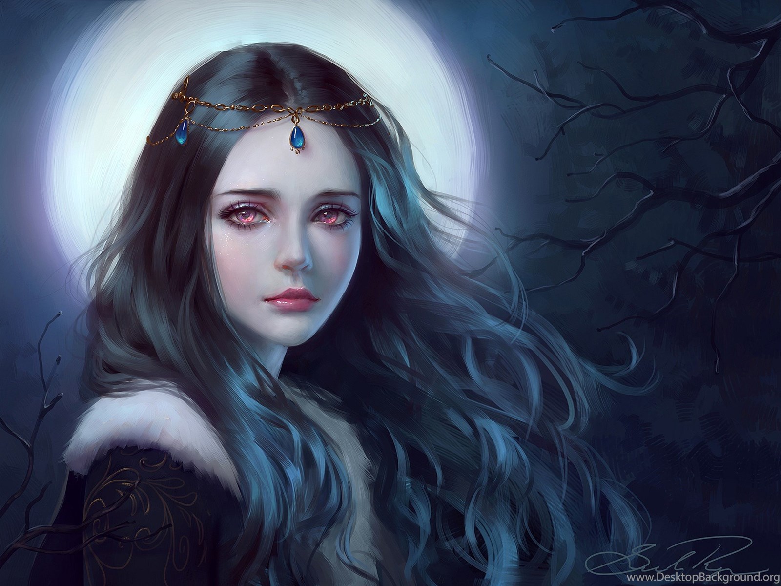 Fantasy Art, Spooky, Gothic, Woman Wallpaper, fantasy Art HD. Desktop Background