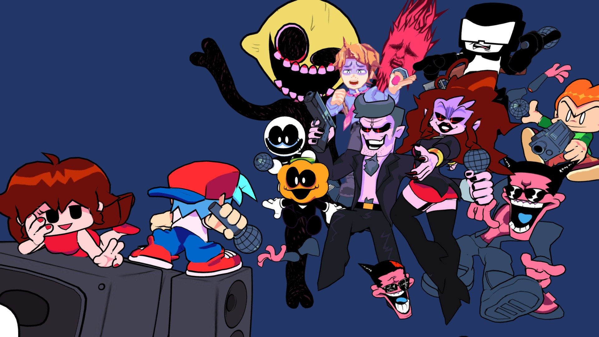 Friday Night Funkin' Royalty Free 3D model by Cally3D [32ac1b8]