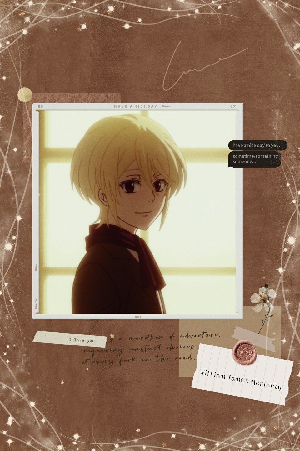 William James moriarty edit. Gambar anime, Animasi tv, Animasi