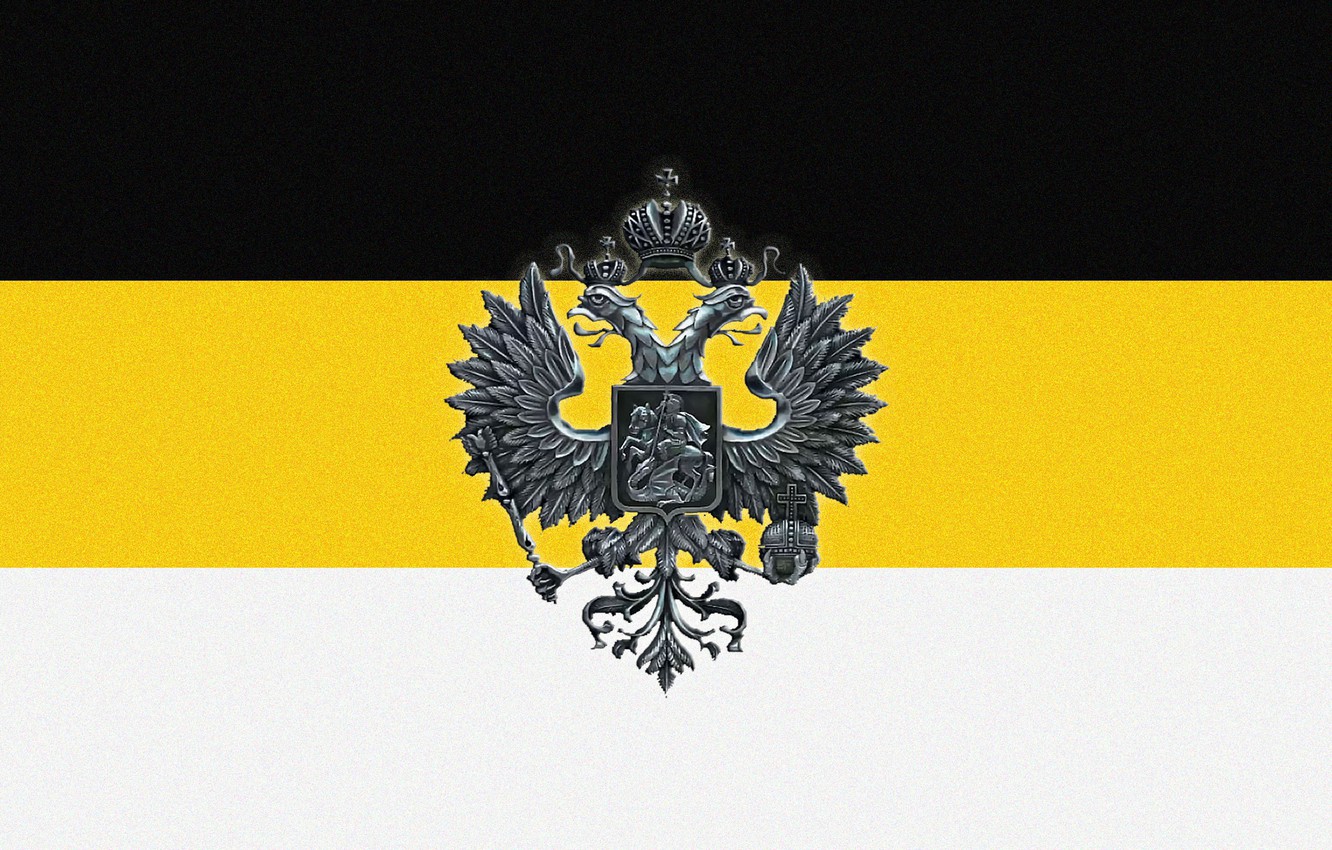 Wallpaper Eagle, Flag, Russia, Empire, Double Headed Image For Desktop, Section разное