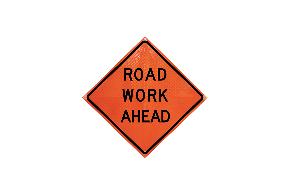 Road Work Ahead Roll Up Sign Safety Supply Company