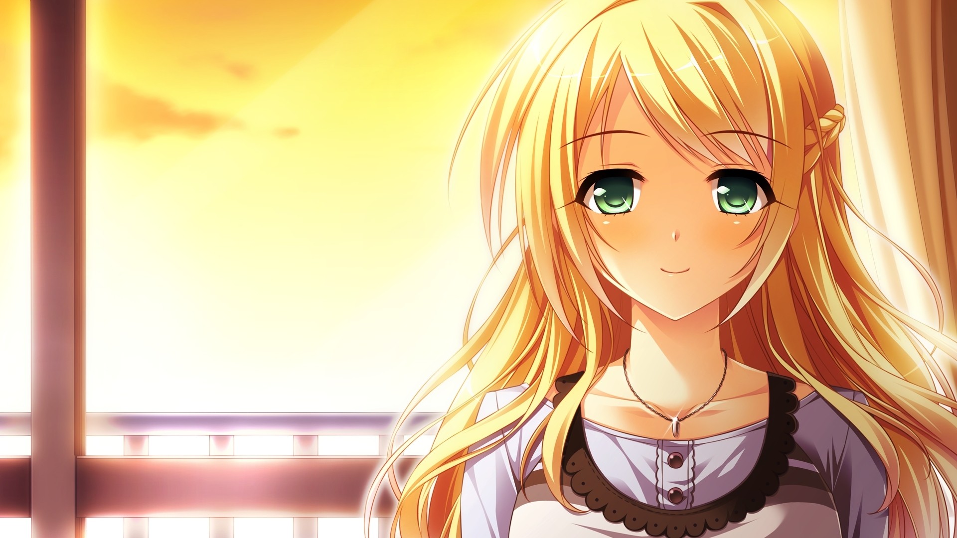 Blonde Anime Girl Wallpaper