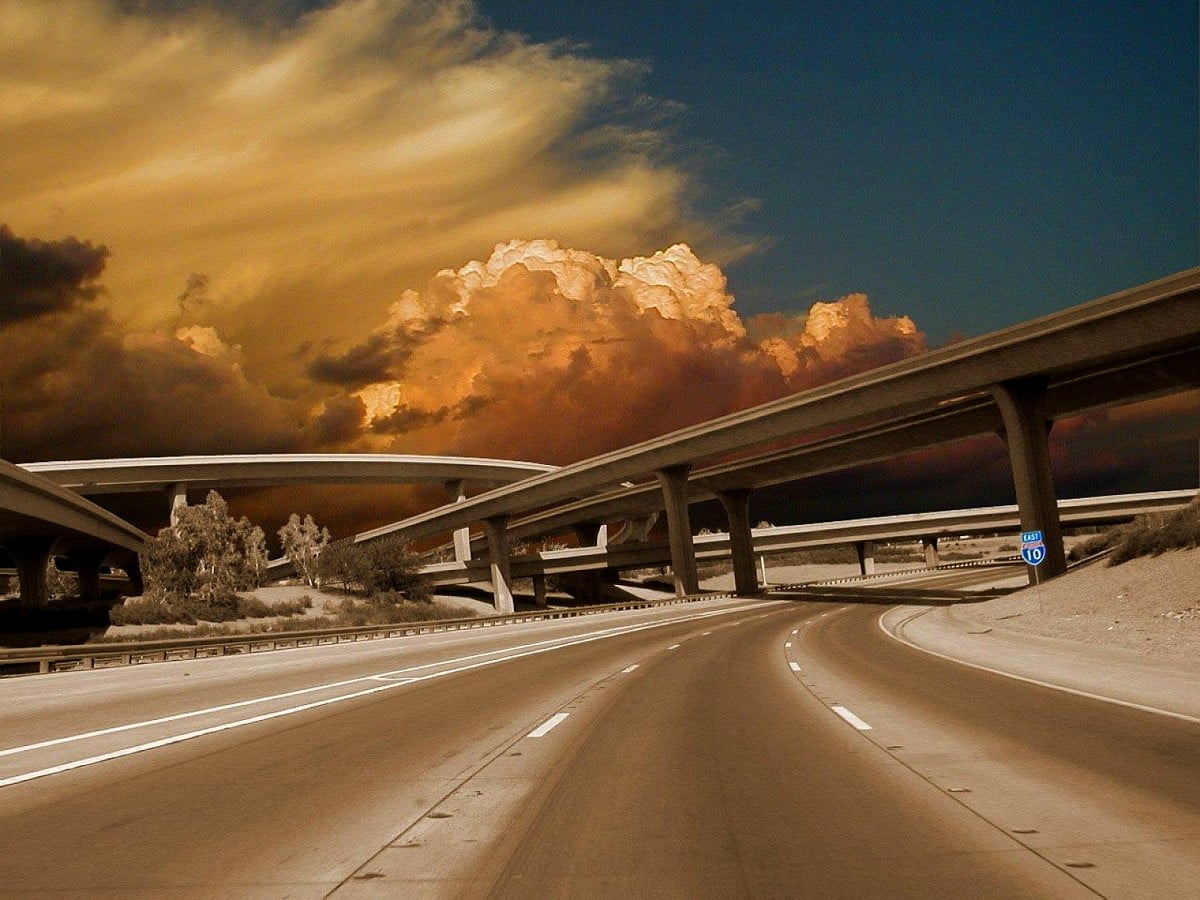 Android wallpaper Hdr Photo, Highway, Road. Best Free Download wallpaper