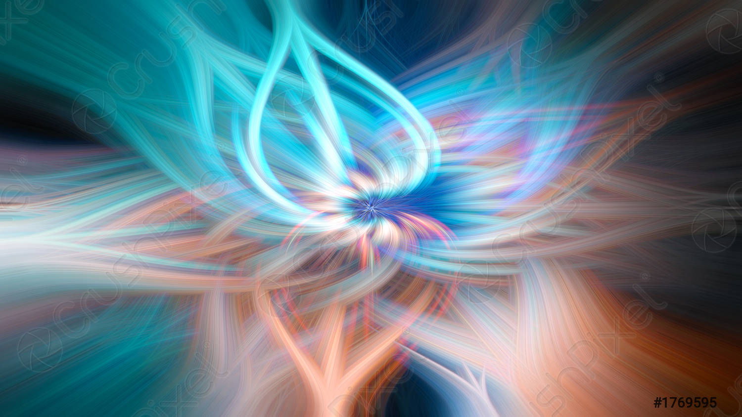 Multicolored abstract background fibers colorized wallpaper