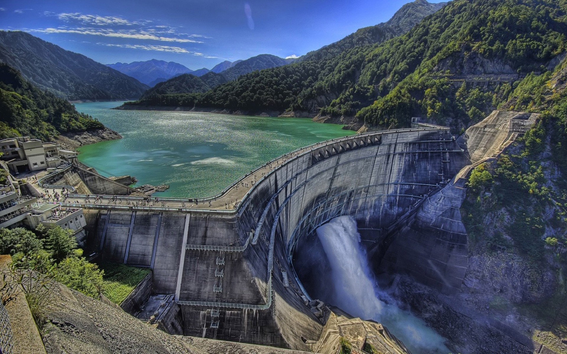 Water dam wallpaperx1200