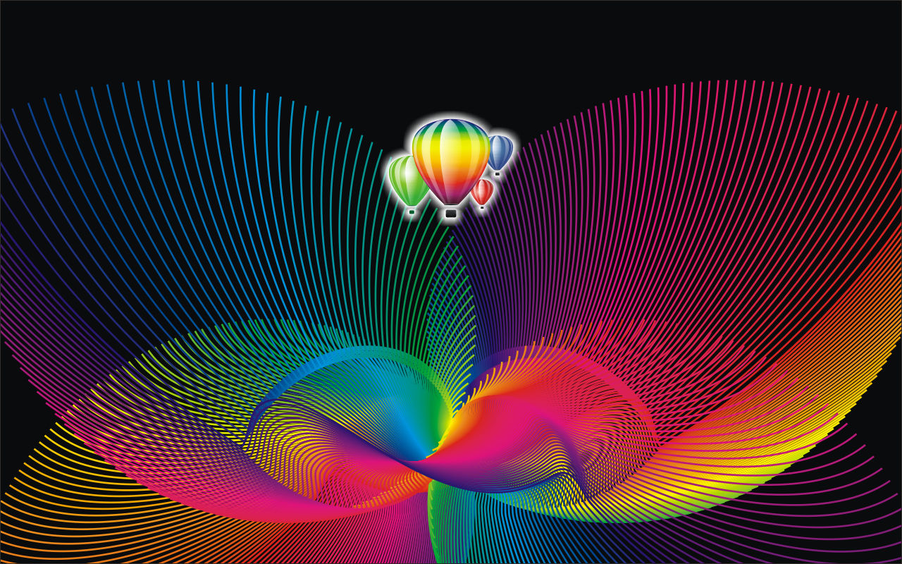 CorelDRAW wallpaper 5's Gallery galleries (ABC)