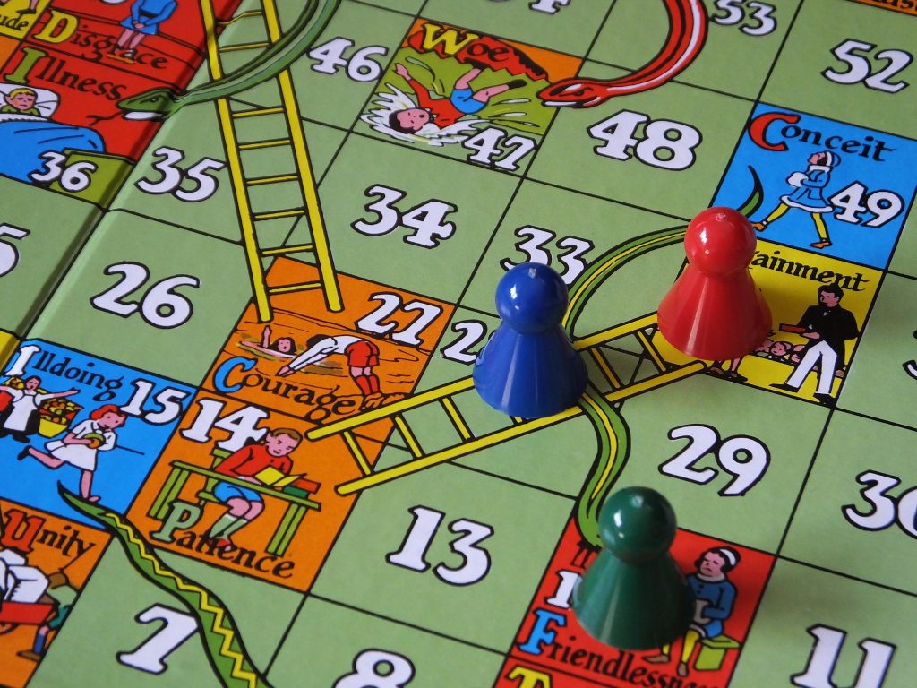 Snakes and ladders on the road to ESU